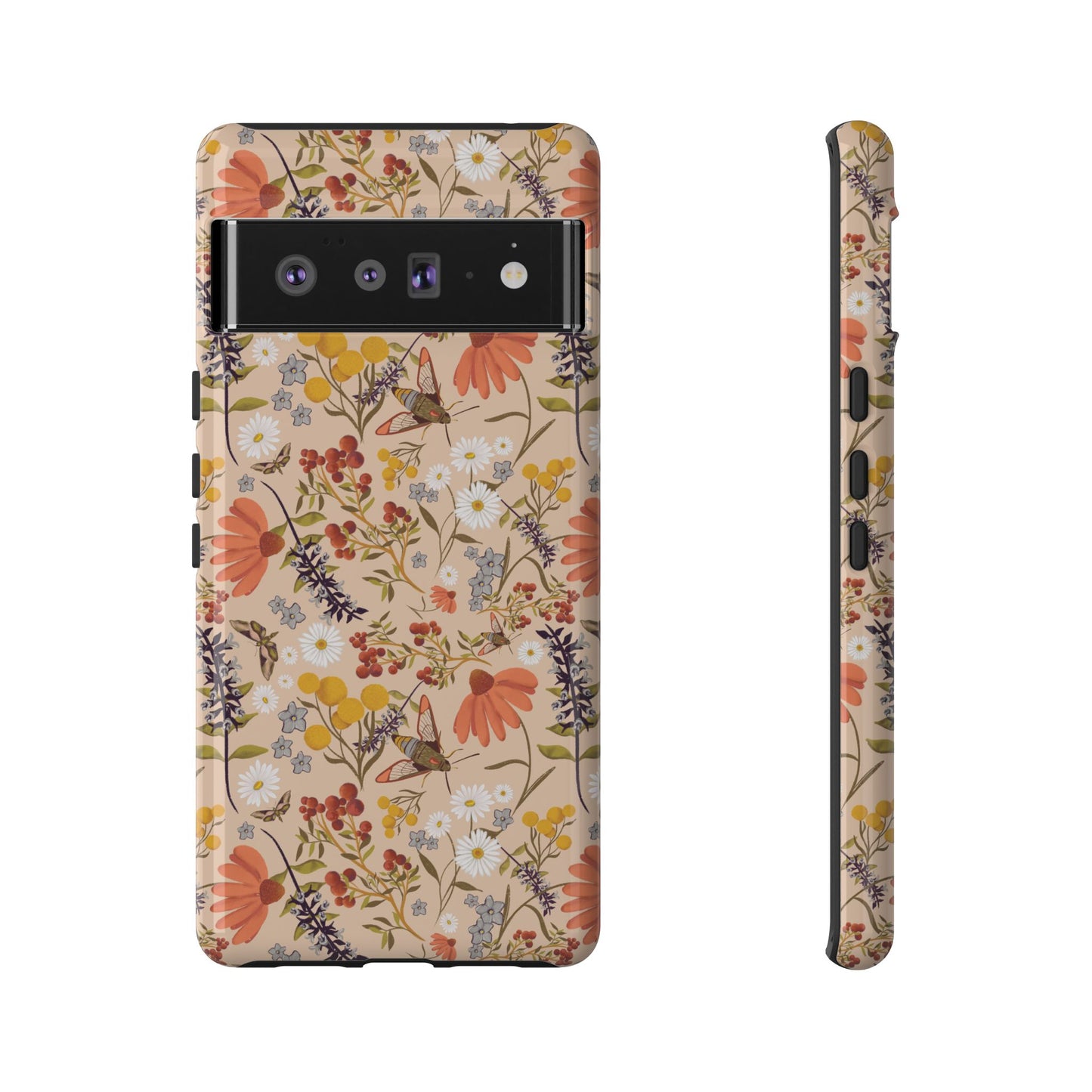 Whimsical Wildflower Design - Phone tough case