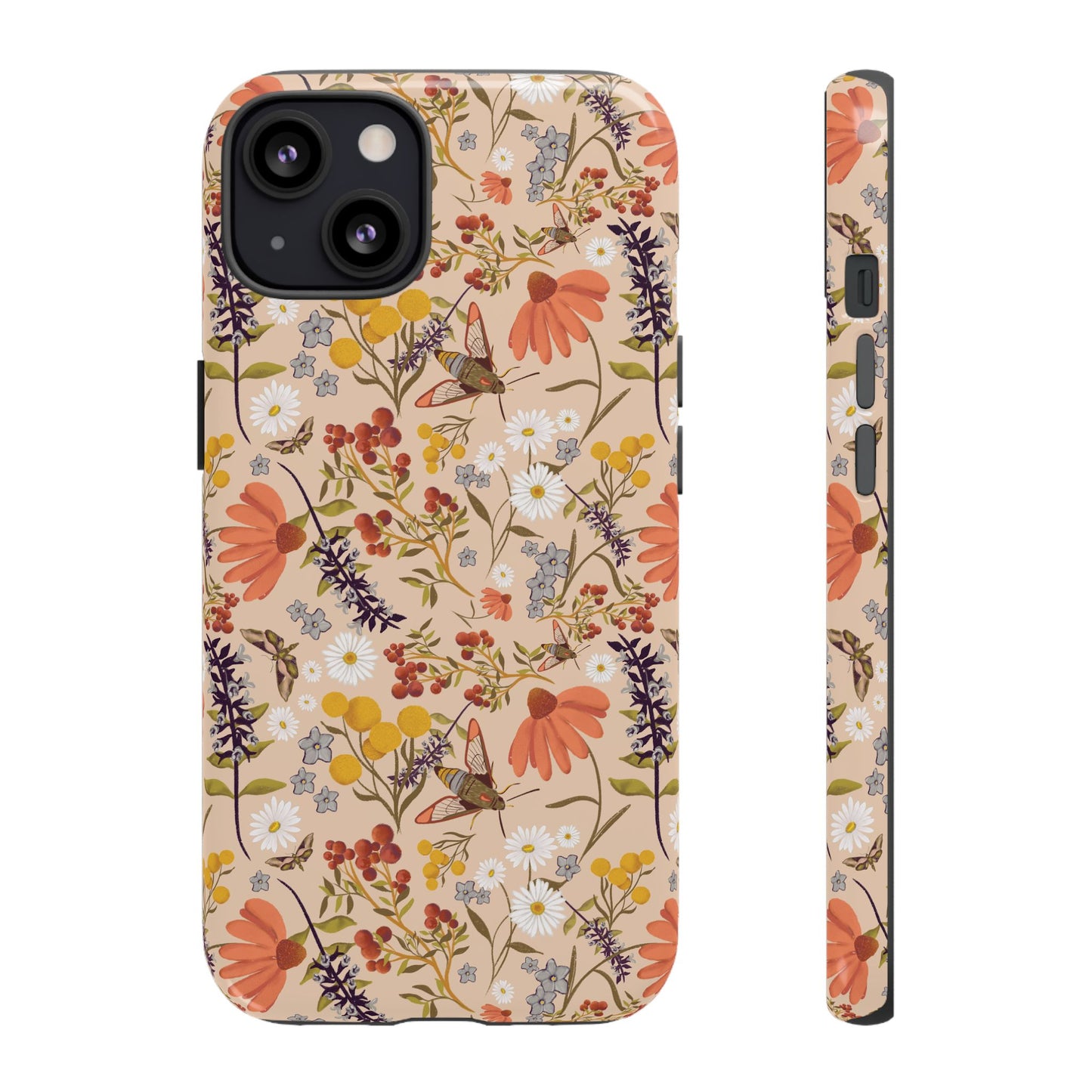 Whimsical Wildflower Design - Phone tough case