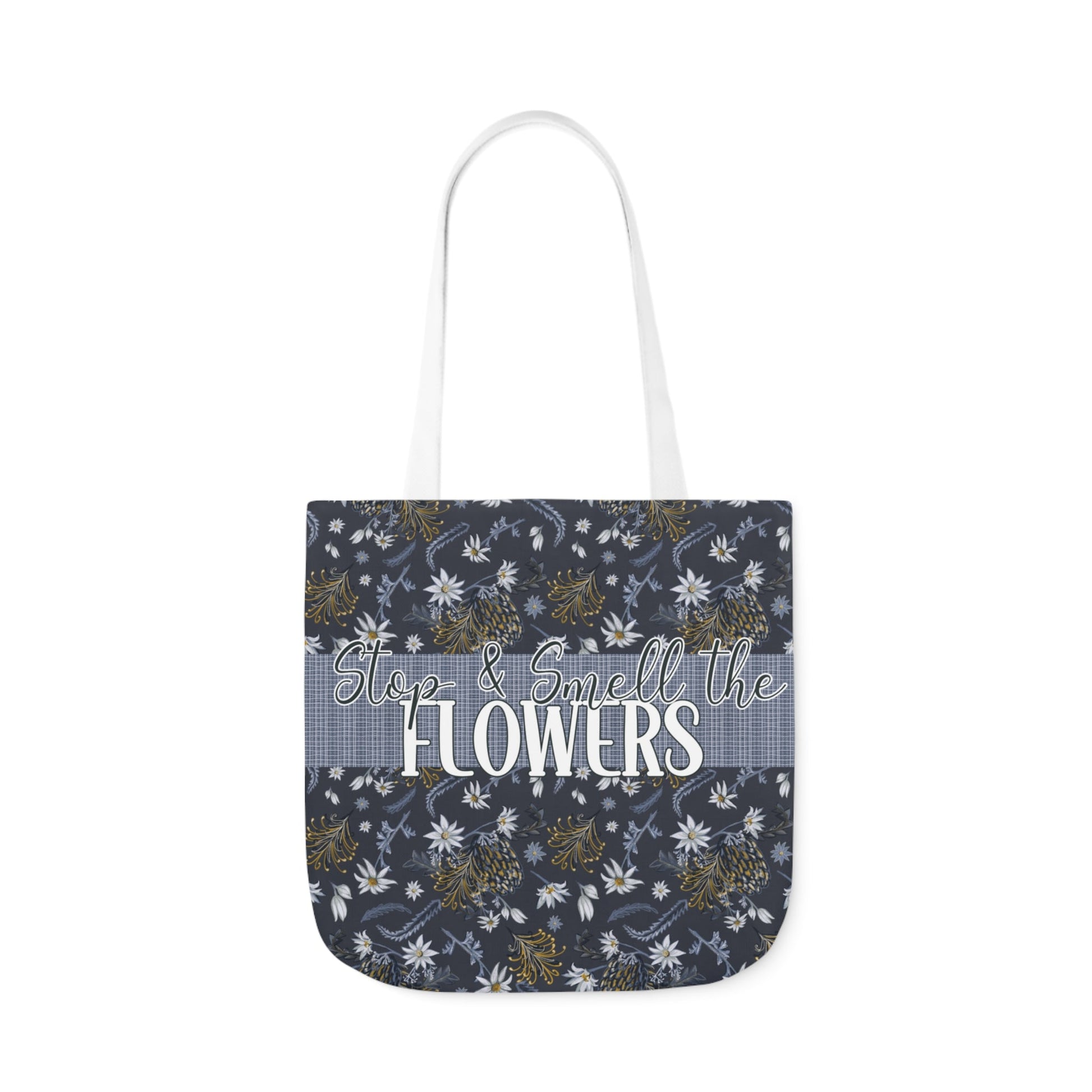 Banksia Blue - Canvas Tote Bag with hand drawn artwork - Solei Designs