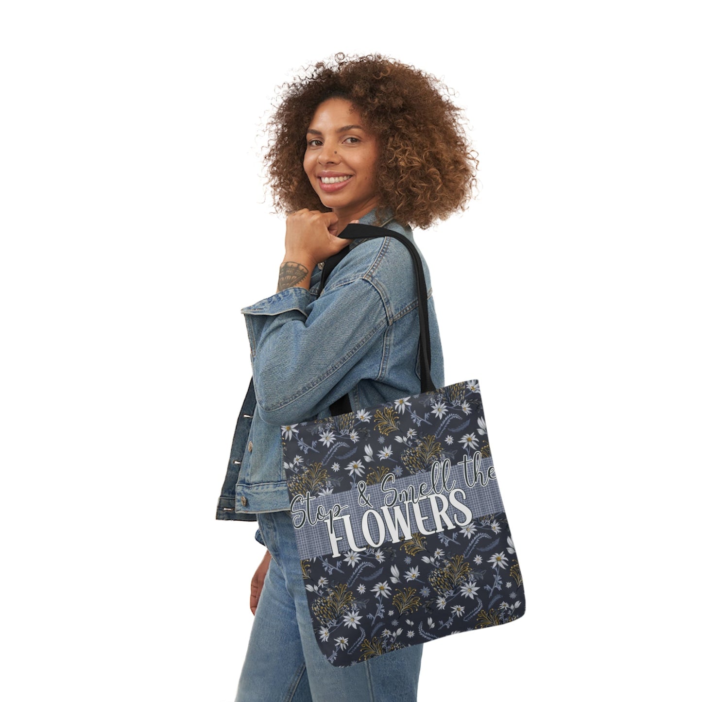 Banksia Blue - Canvas Tote Bag with hand drawn artwork - Solei Designs