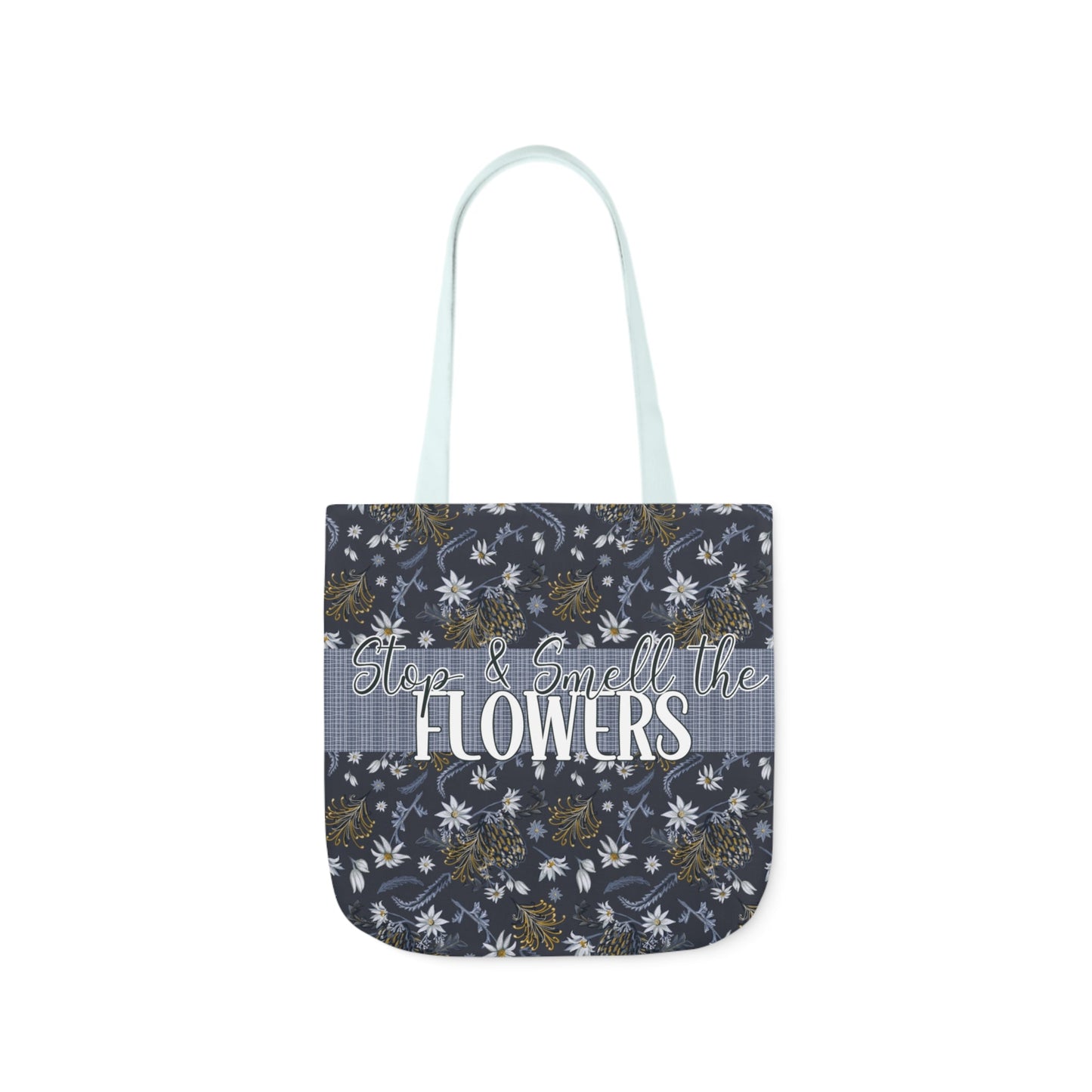 Banksia Blue - Canvas Tote Bag with hand drawn artwork - Solei Designs