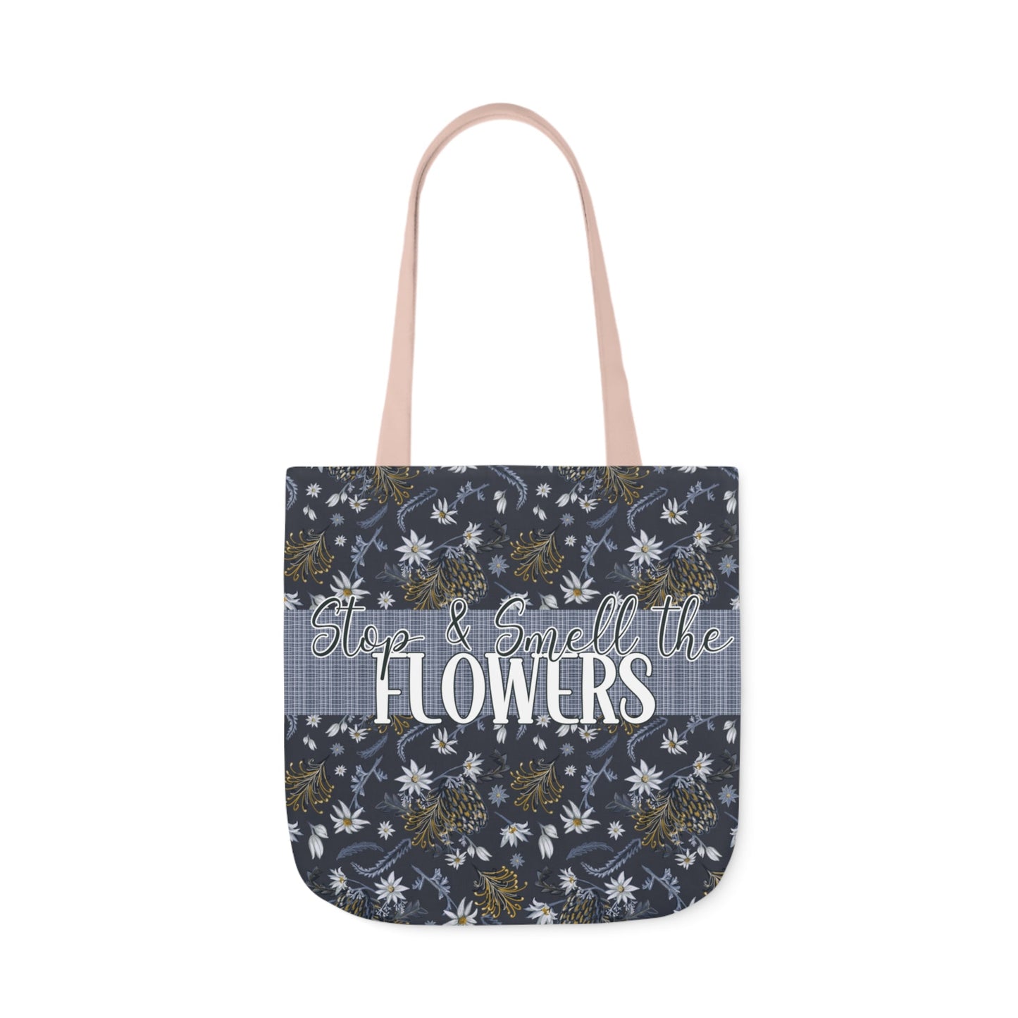 Banksia Blue - Canvas Tote Bag with hand drawn artwork - Solei Designs