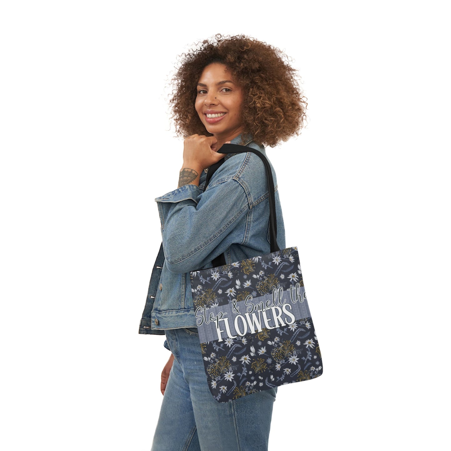 Banksia Blue - Canvas Tote Bag with hand drawn artwork - Solei Designs