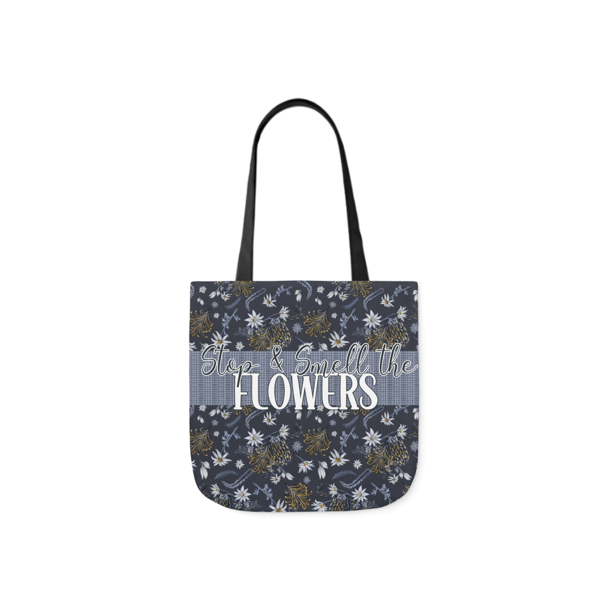 Banksia Blue - Canvas Tote Bag with hand drawn artwork - Solei Designs