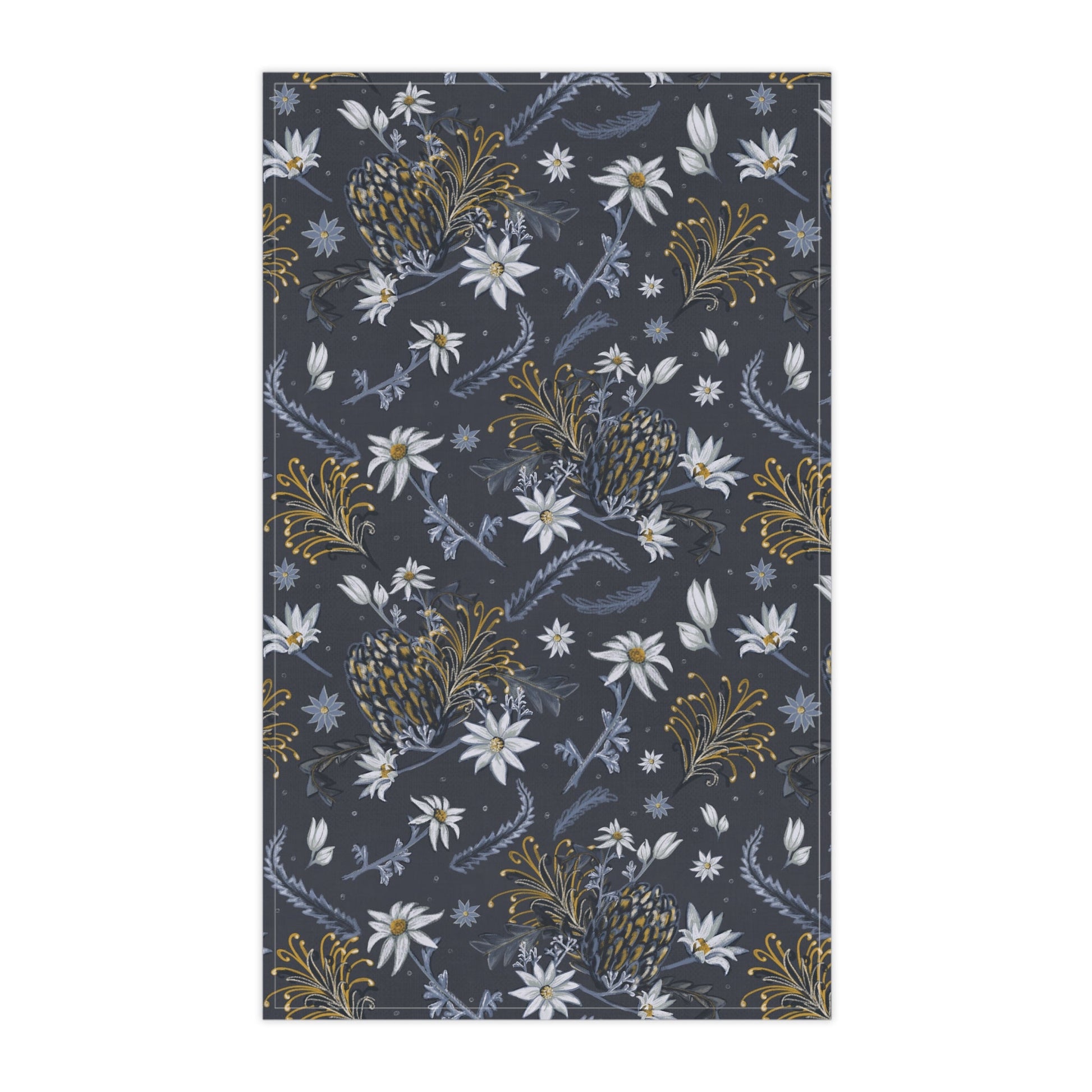 Banksia Blue Collection - 100% Cotton Kitchen Tea Towel - Solei Designs