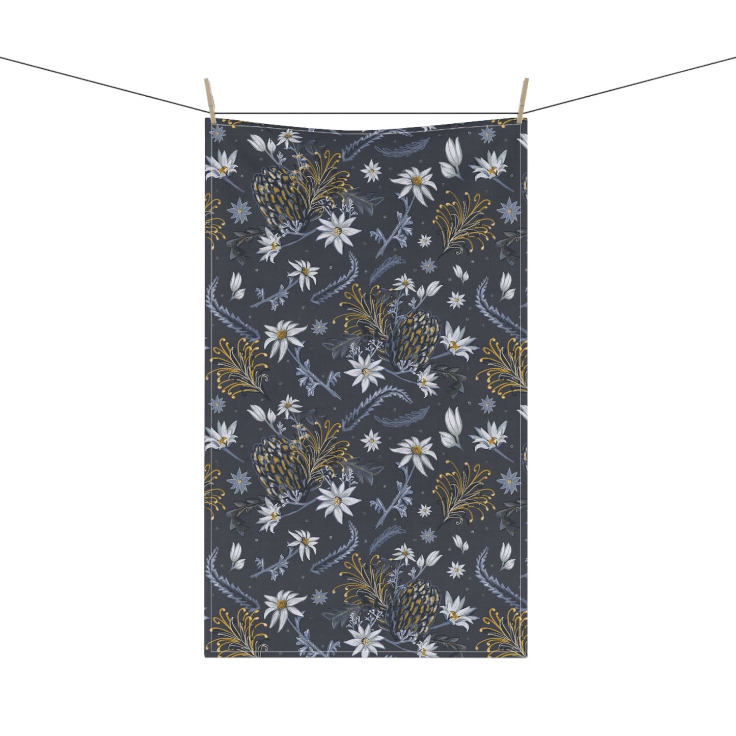 Banksia Blue Collection - 100% Cotton Kitchen Tea Towel - Solei Designs