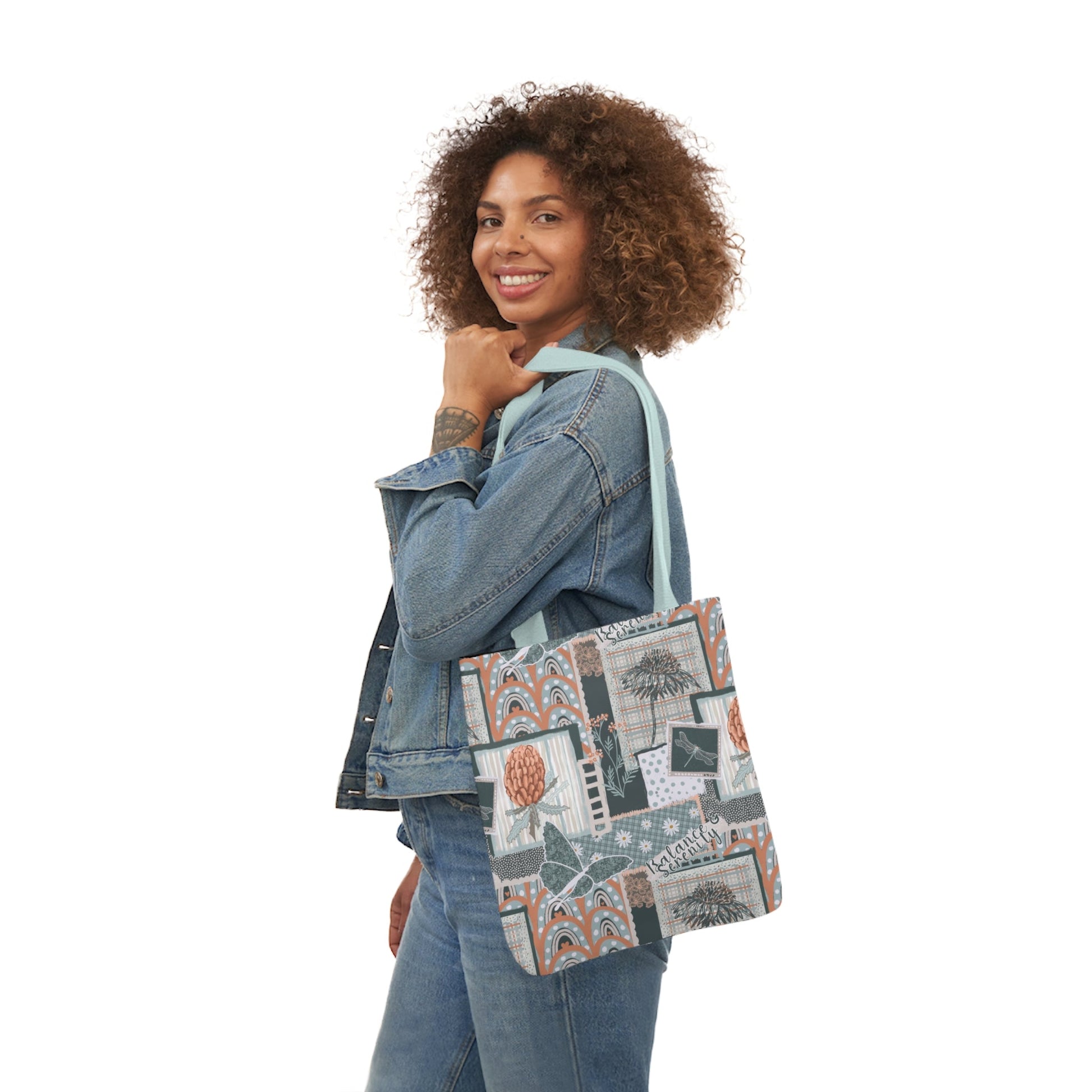 Canvas Tote Bag - Hand drawn artwork - Solei Designs