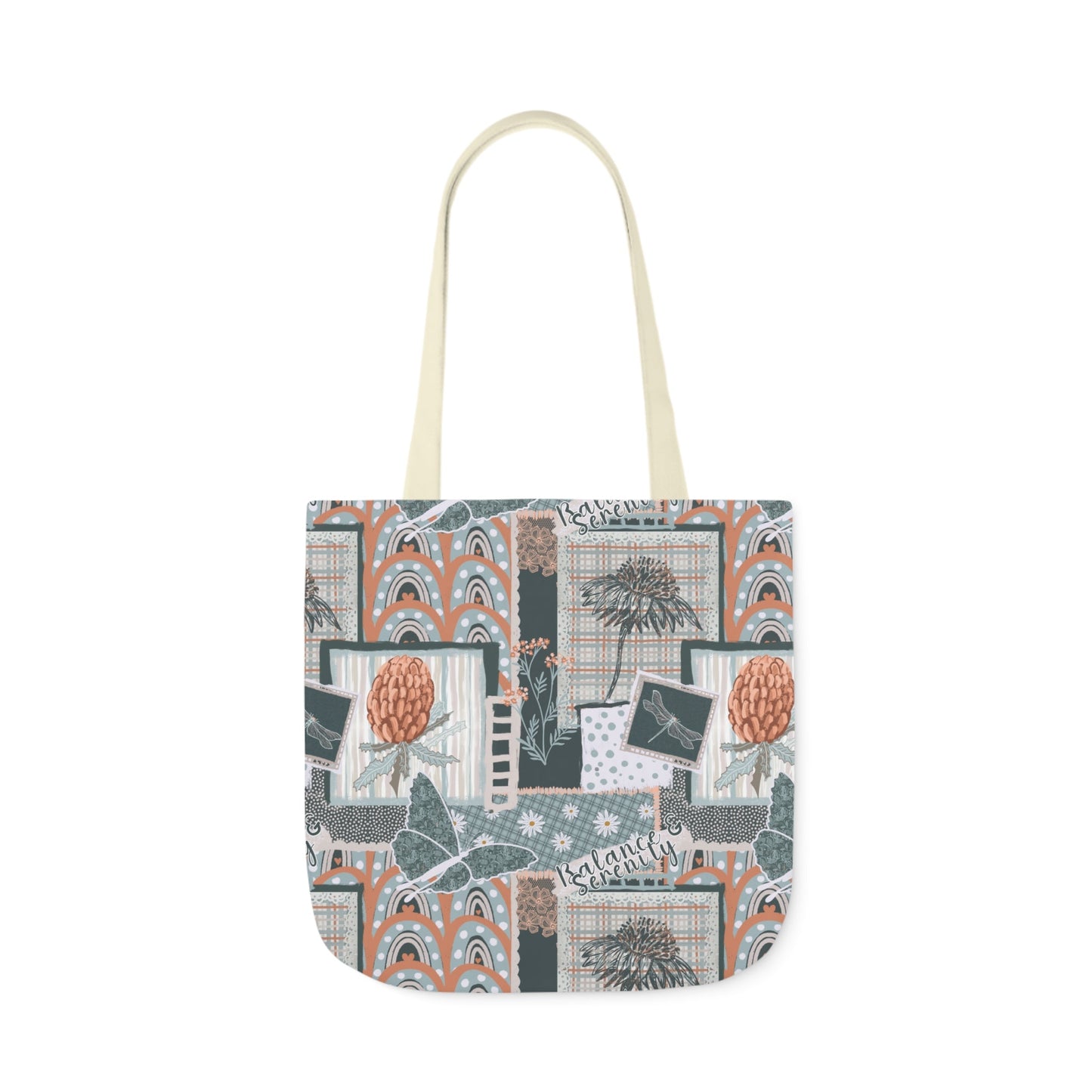 Canvas Tote Bag - Hand drawn artwork - Solei Designs