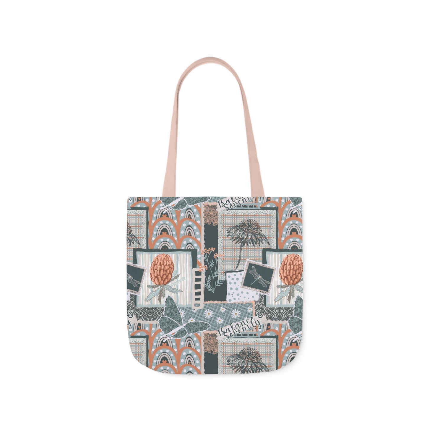 Canvas Tote Bag - Hand drawn artwork - Solei Designs