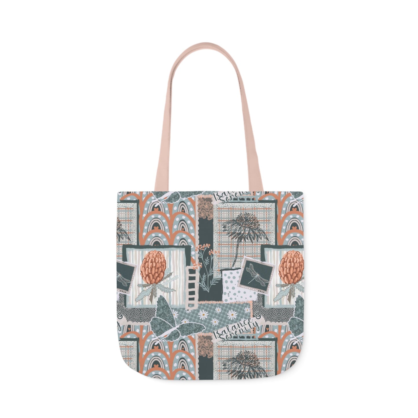 Canvas Tote Bag - Hand drawn artwork - Solei Designs