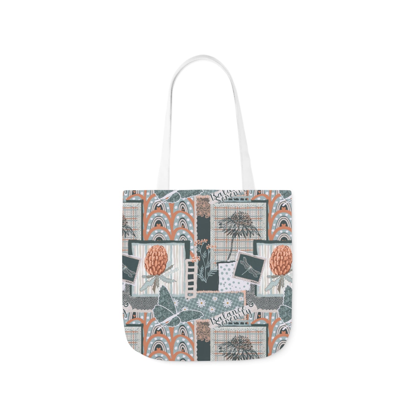 Canvas Tote Bag - Hand drawn artwork - Solei Designs