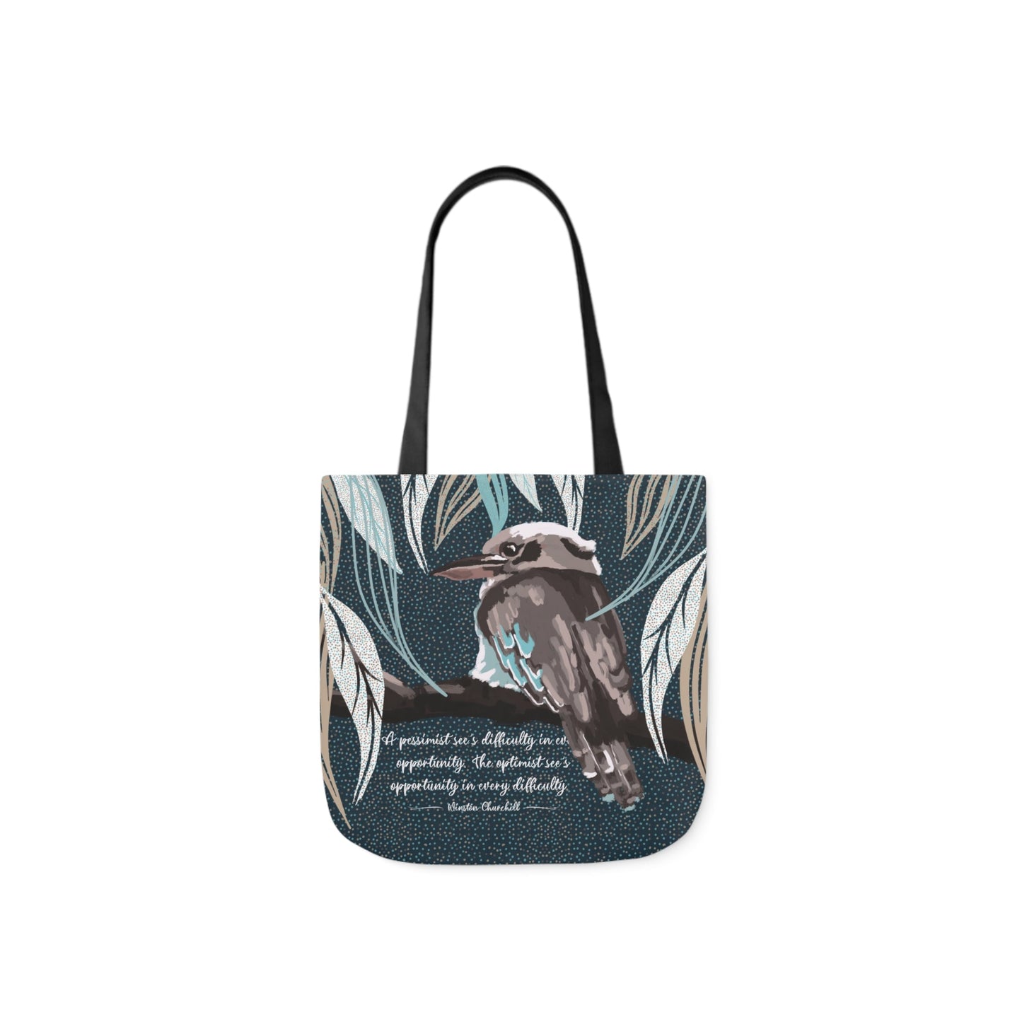 Canvas Tote Bag - Hand drawn artwork and personalised gift idea - Solei Designs