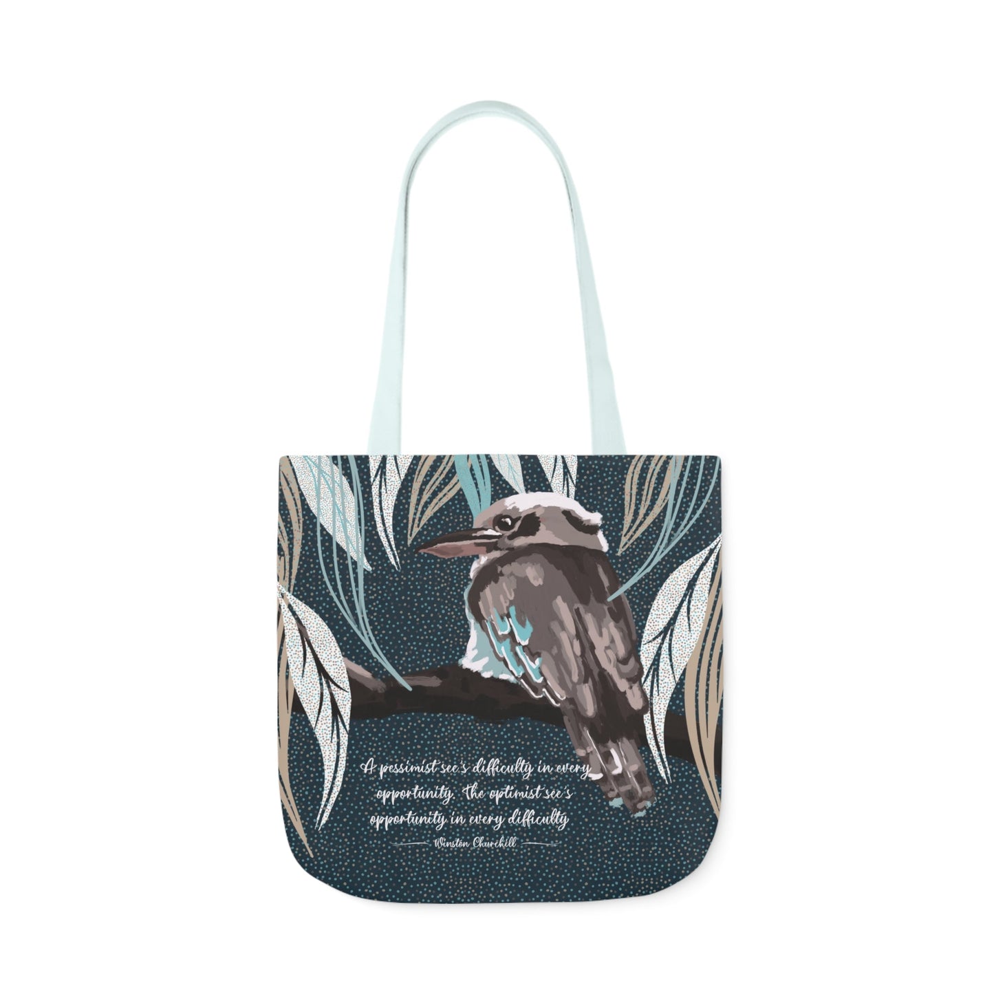 Canvas Tote Bag - Hand drawn artwork and personalised gift idea - Solei Designs