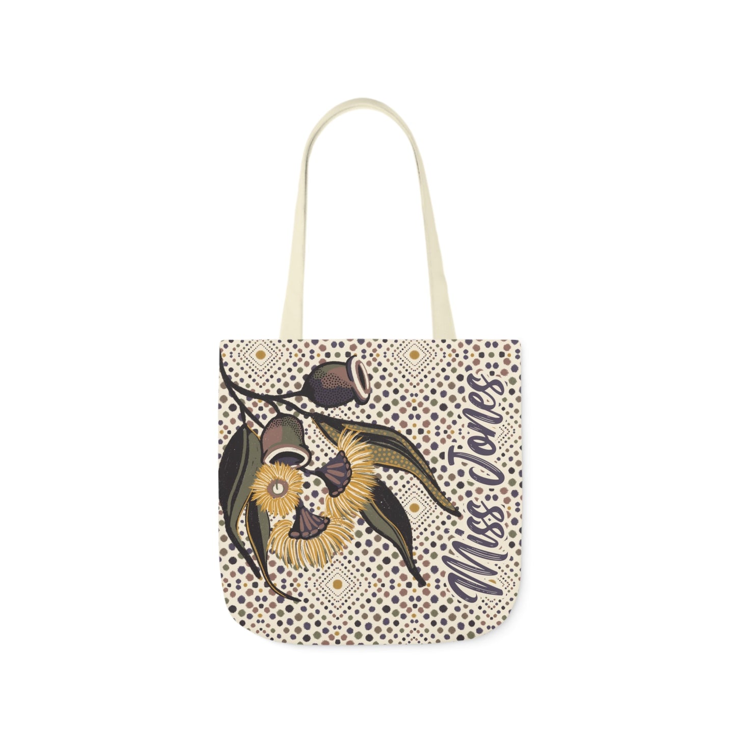 Canvas Tote Bag - Hand drawn artwork and personalised gift idea - Solei Designs