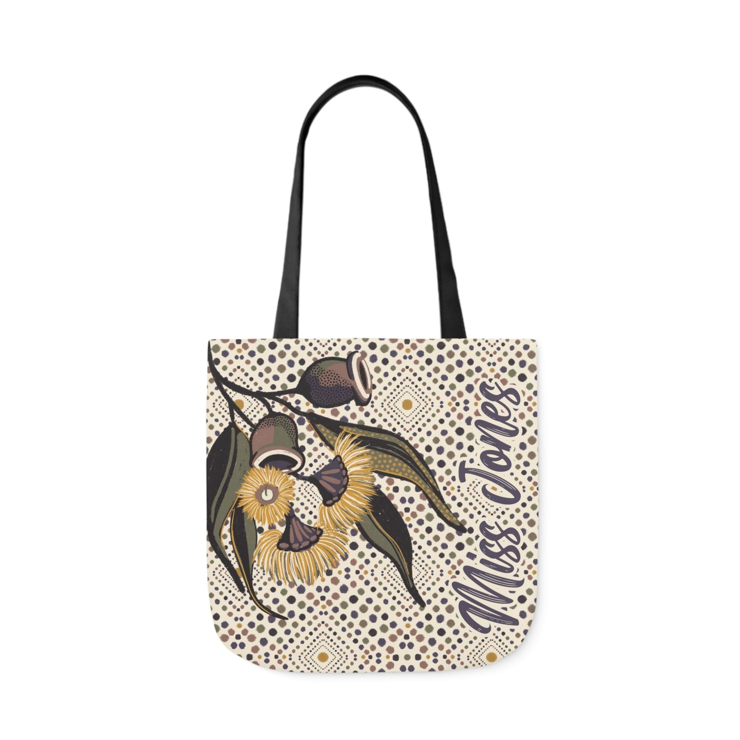 Canvas Tote Bag - Hand drawn artwork and personalised gift idea - Solei Designs