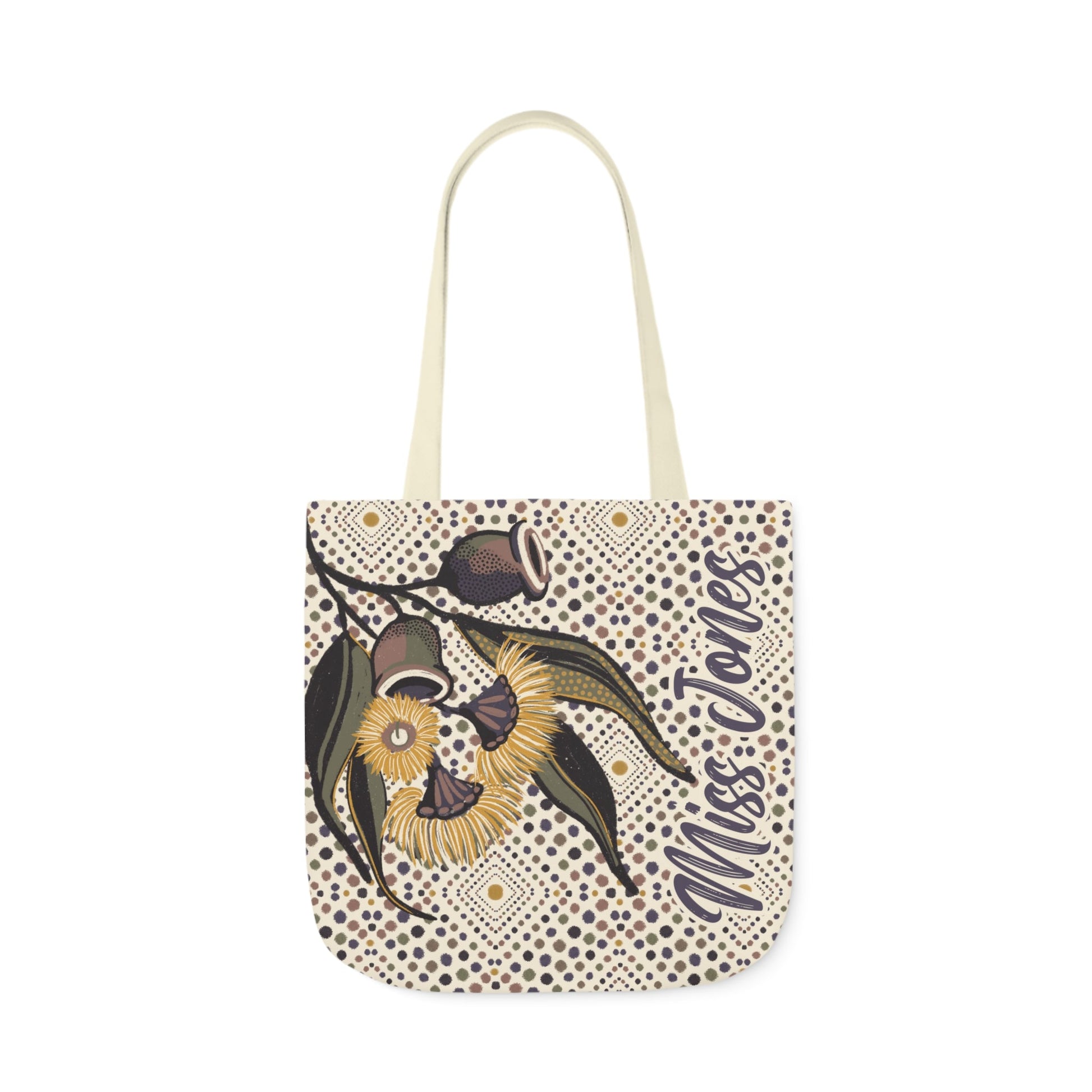 Canvas Tote Bag - Hand drawn artwork and personalised gift idea - Solei Designs