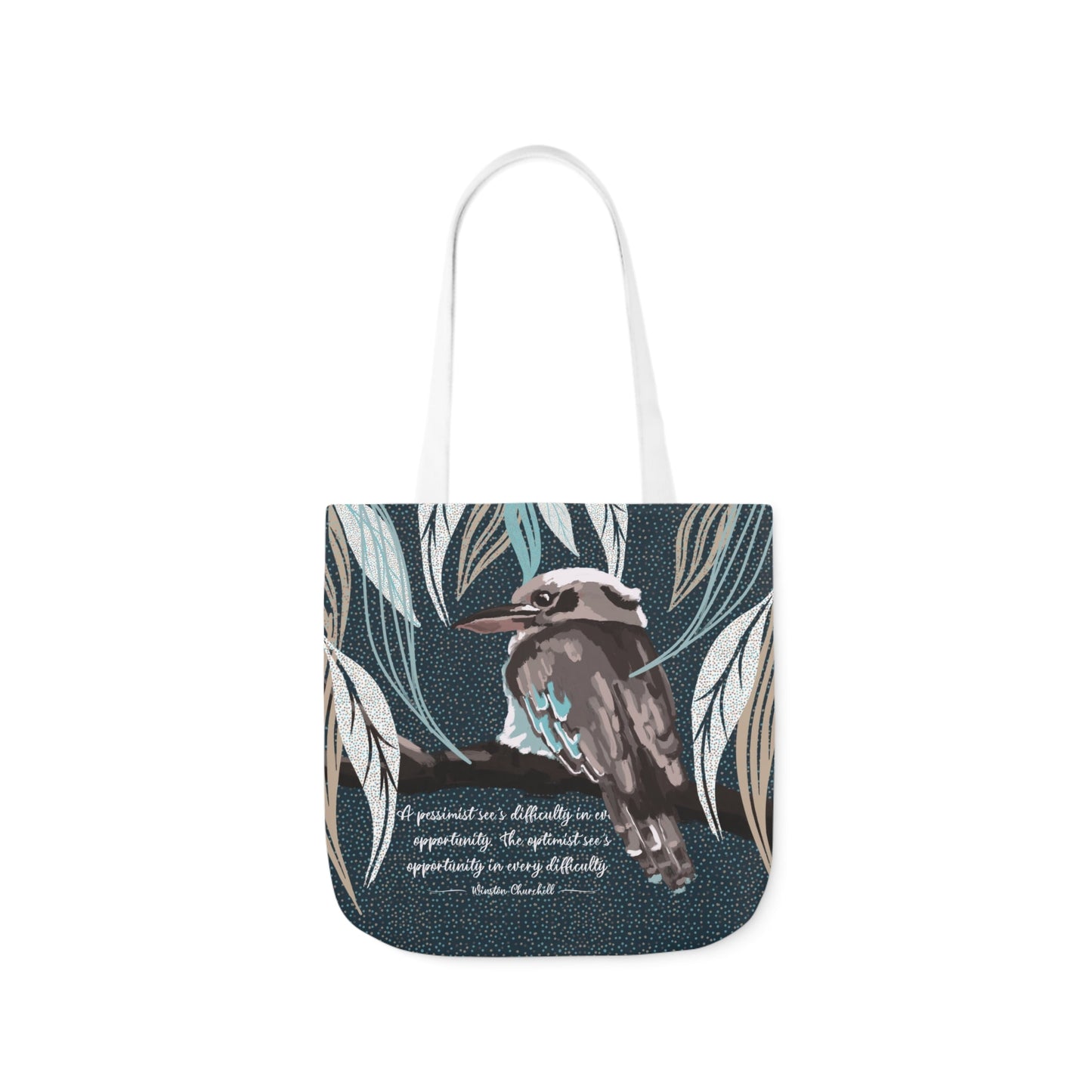 Canvas Tote Bag - Hand drawn artwork and personalised gift idea - Solei Designs