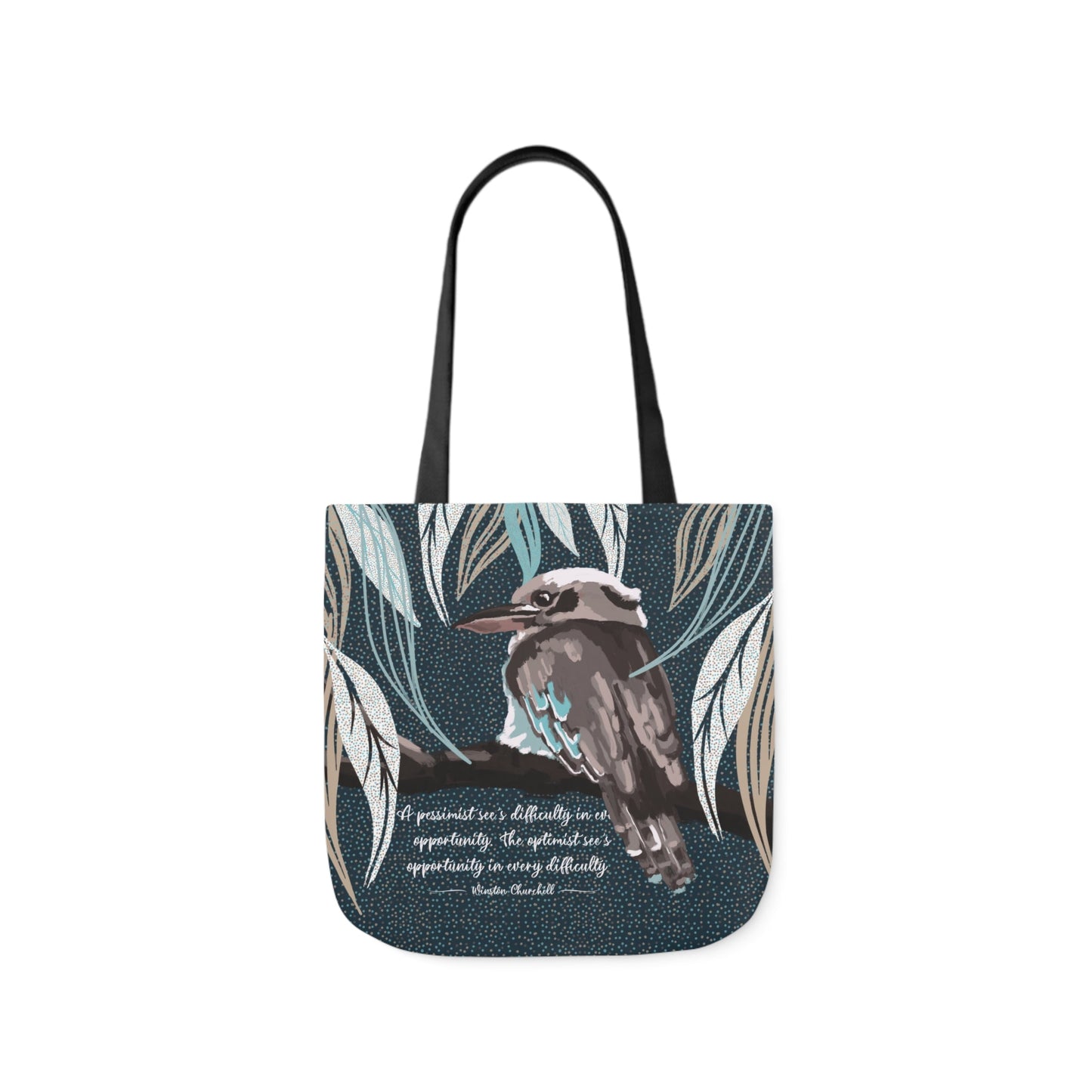 Canvas Tote Bag - Hand drawn artwork and personalised gift idea - Solei Designs