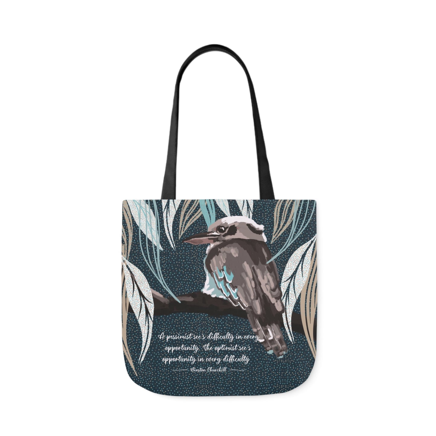 Canvas Tote Bag - Hand drawn artwork and personalised gift idea - Solei Designs