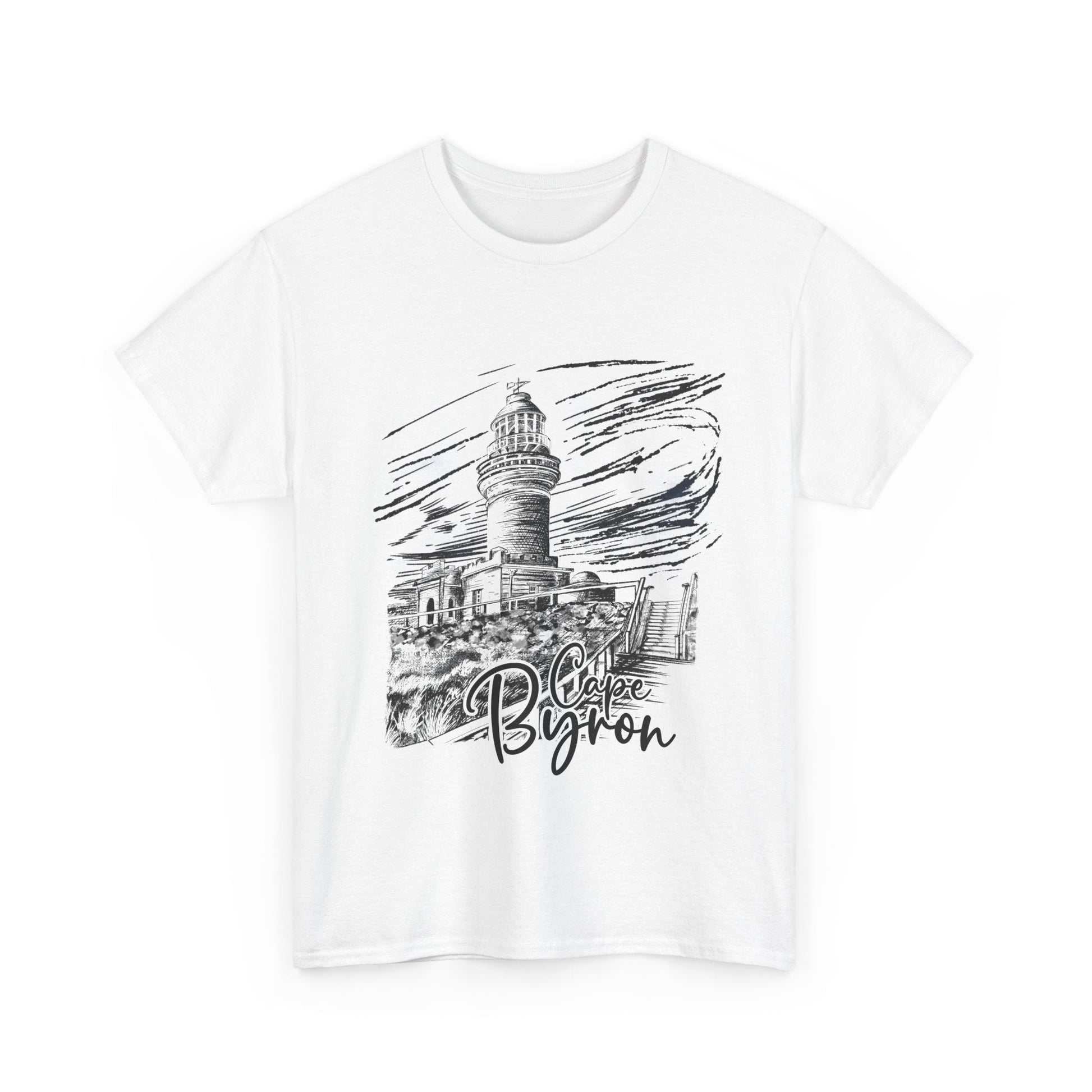Cape Byron custom designed Australian souvenir t shirt - Solei Designs
