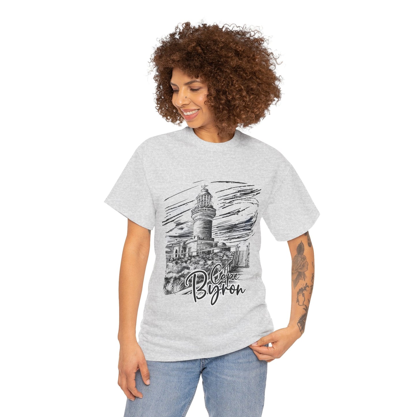 Cape Byron custom designed Australian souvenir t shirt - Solei Designs