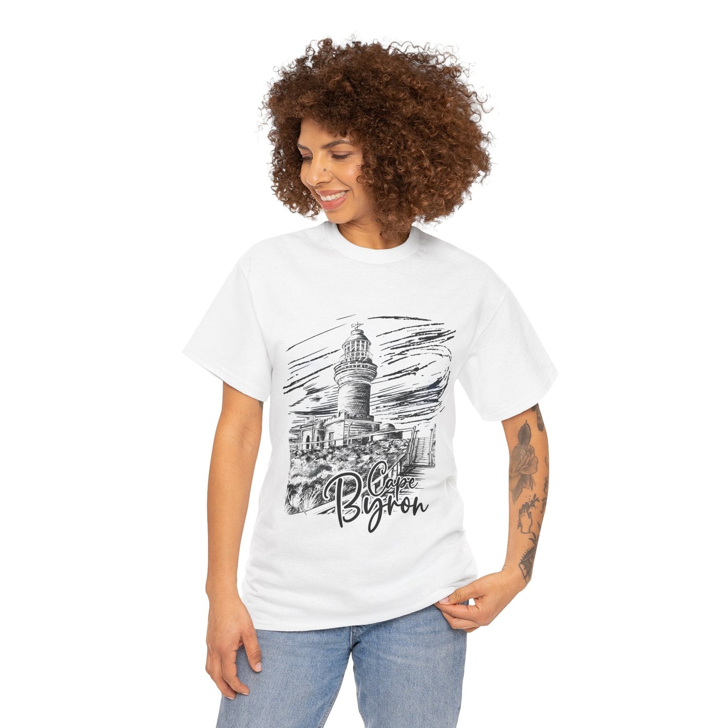 Cape Byron custom designed Australian souvenir t shirt - Solei Designs