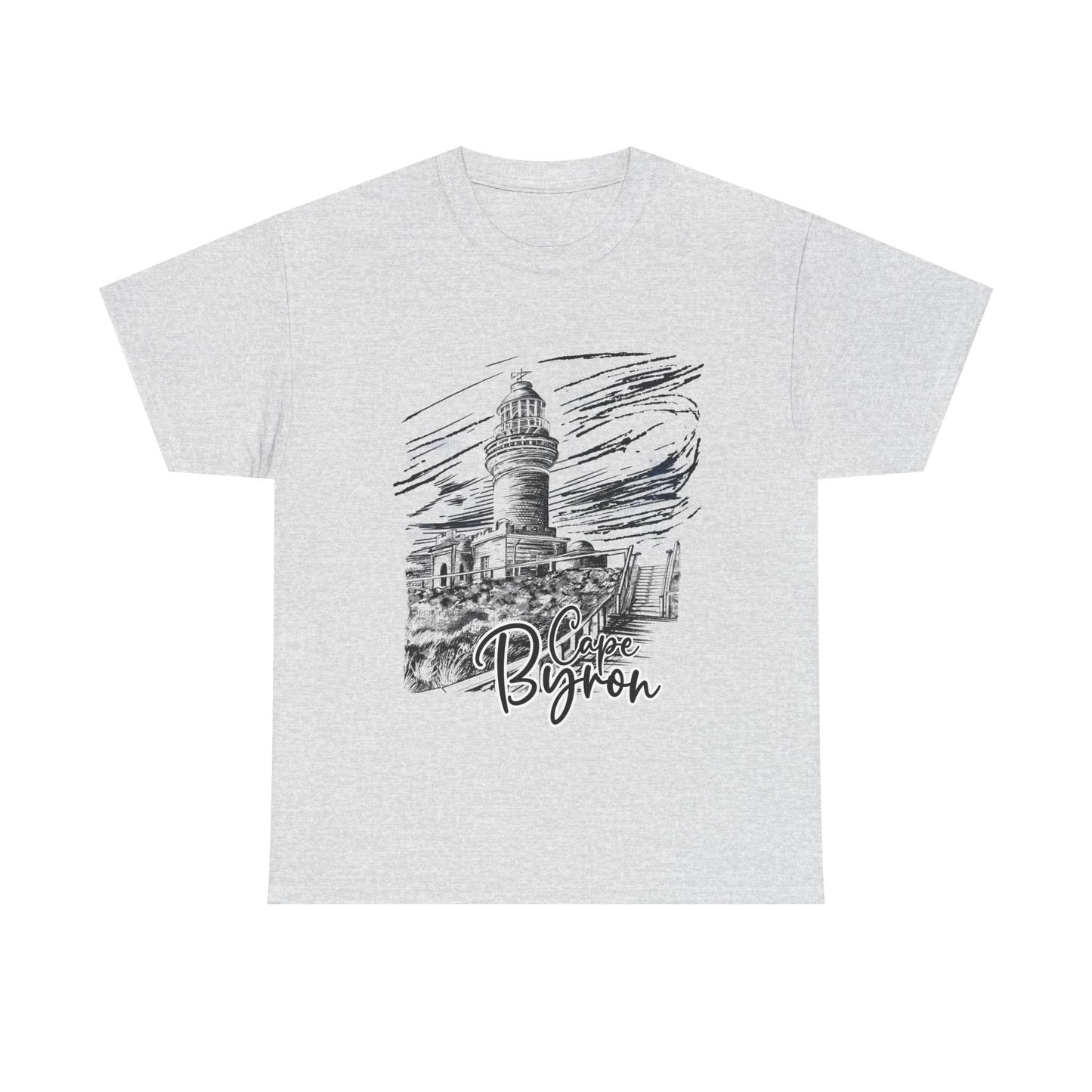 Cape Byron custom designed Australian souvenir t shirt - Solei Designs