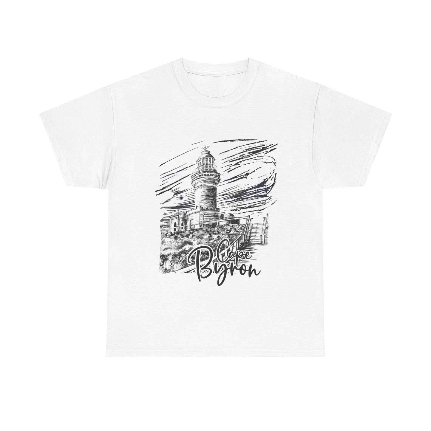 Cape Byron custom designed Australian souvenir t shirt - Solei Designs