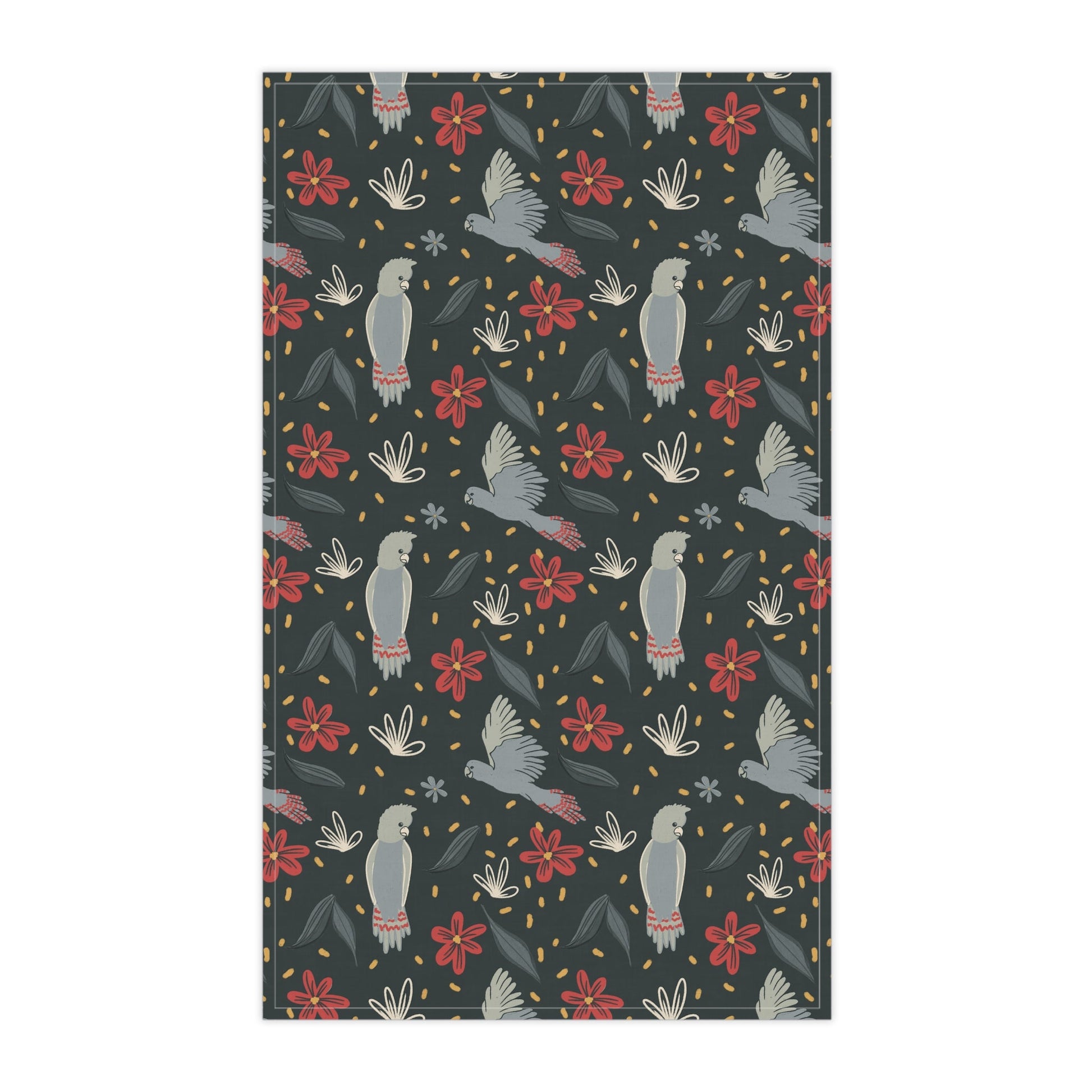 Cockatoo Print - 100% Cotton Kitchen Tea Towels from the Summer Daze Collection - Solei Designs