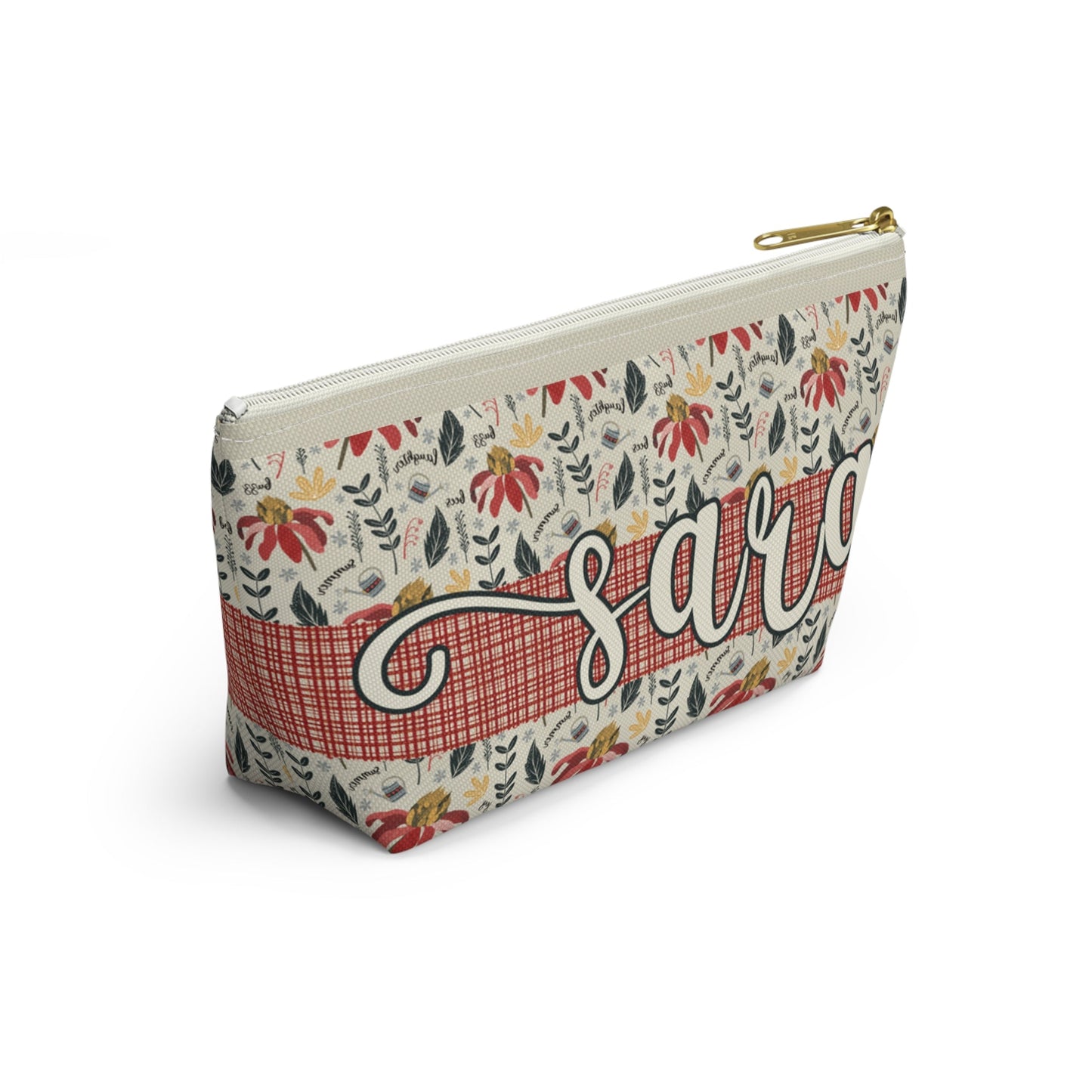 Cosmetic Bag - Summer Daze Collection Design - personalised name printing available - Solei Designs