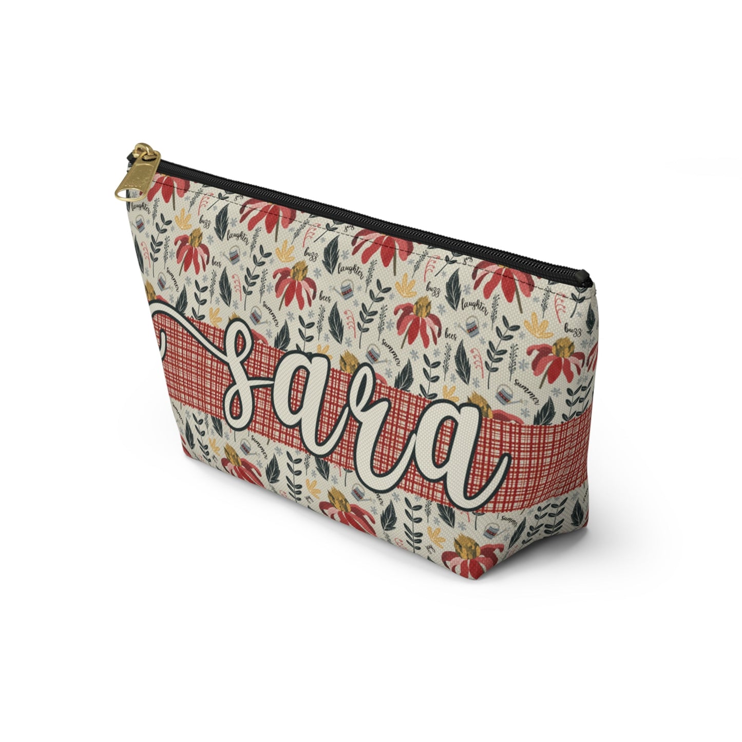 Cosmetic Bag - Summer Daze Collection Design - personalised name printing available - Solei Designs