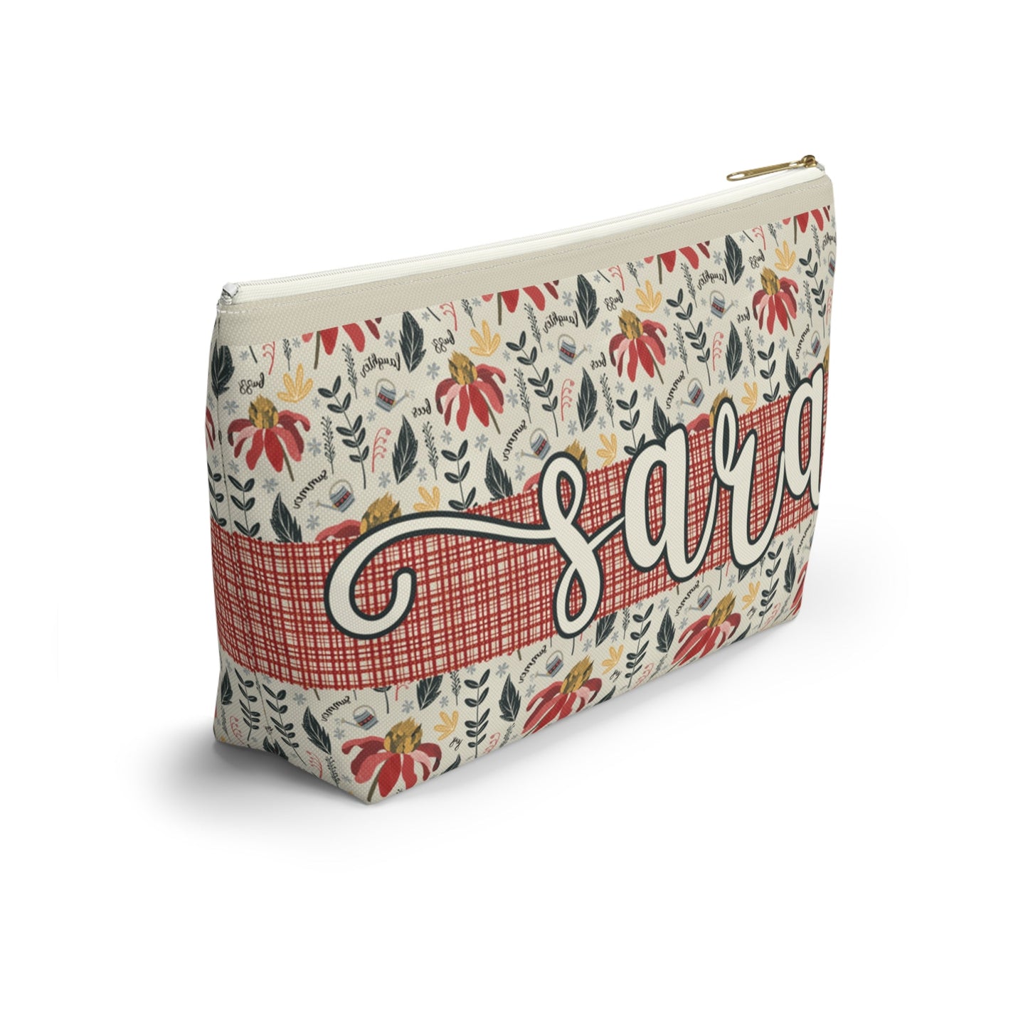 Cosmetic Bag - Summer Daze Collection Design - personalised name printing available - Solei Designs