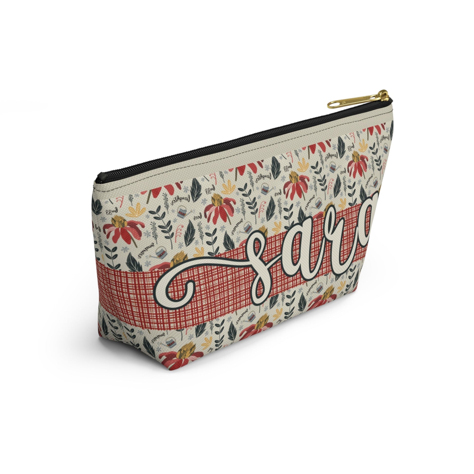 Cosmetic Bag - Summer Daze Collection Design - personalised name printing available - Solei Designs