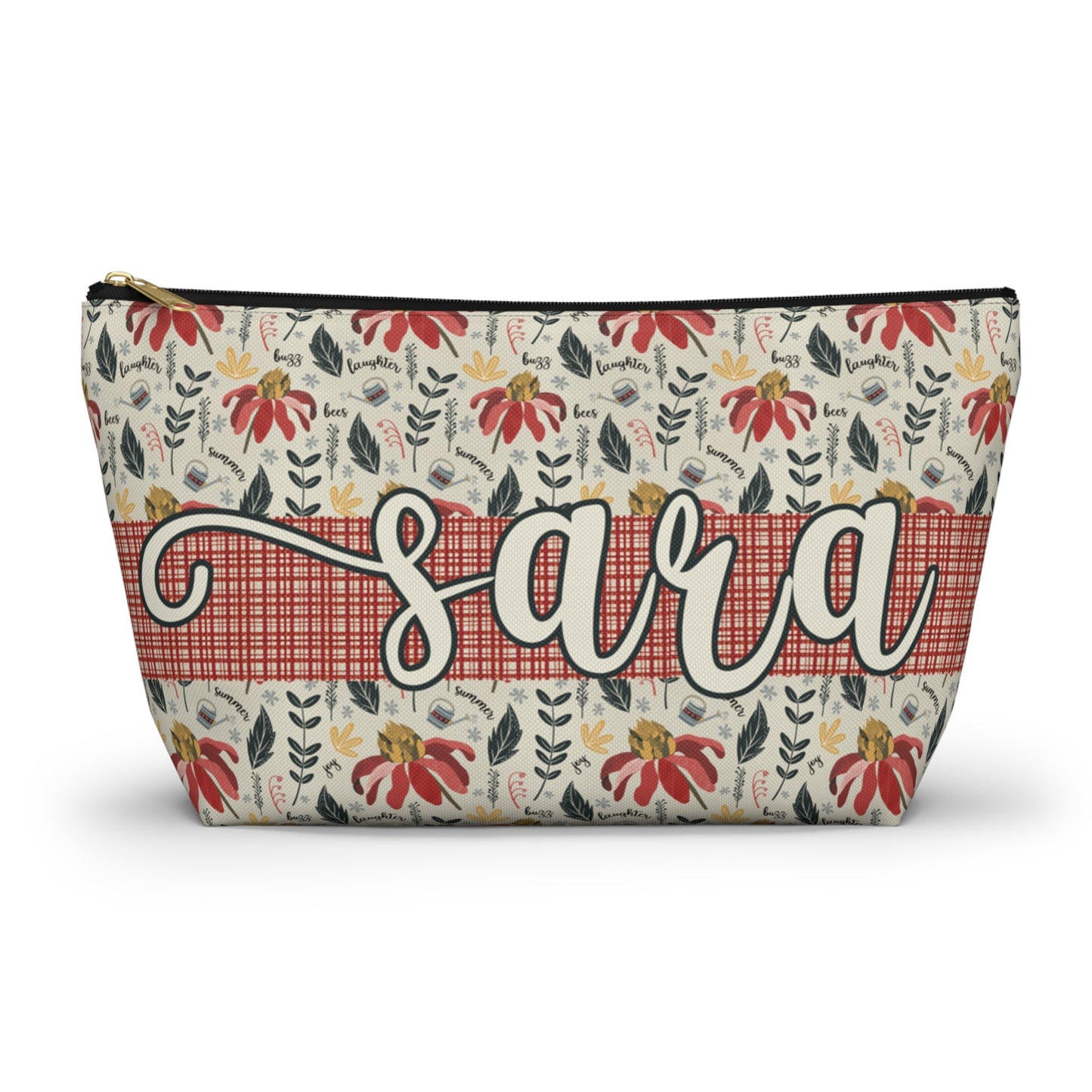 Cosmetic Bag - Summer Daze Collection Design - personalised name printing available - Solei Designs