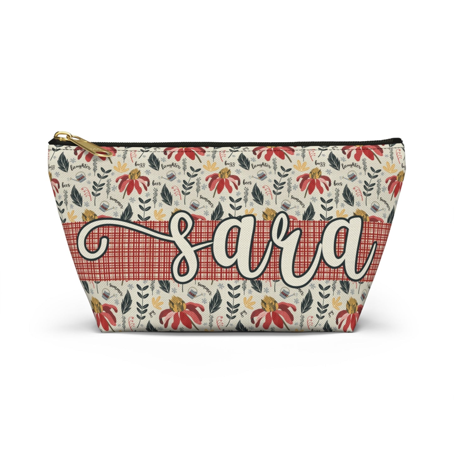 Cosmetic Bag - Summer Daze Collection Design - personalised name printing available - Solei Designs