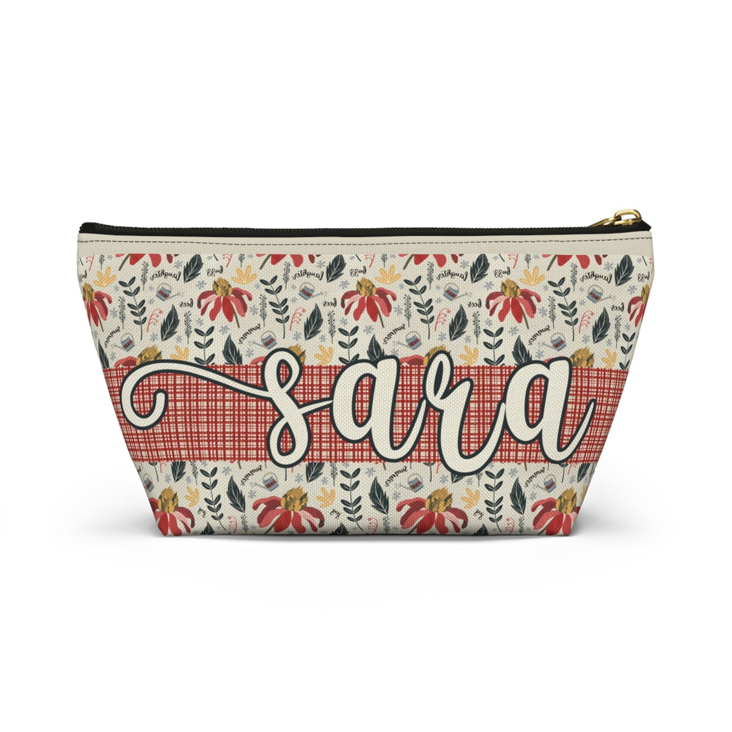 Cosmetic Bag - Summer Daze Collection Design - personalised name printing available - Solei Designs