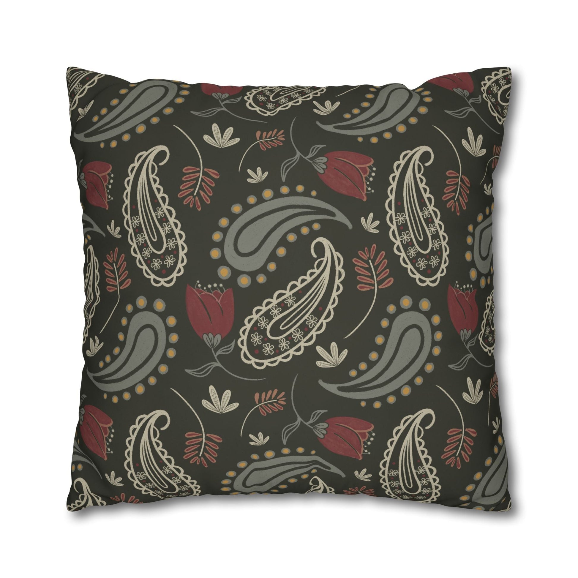 Country Cottage Design - Cushion with hand drawn artwork - Solei Designs