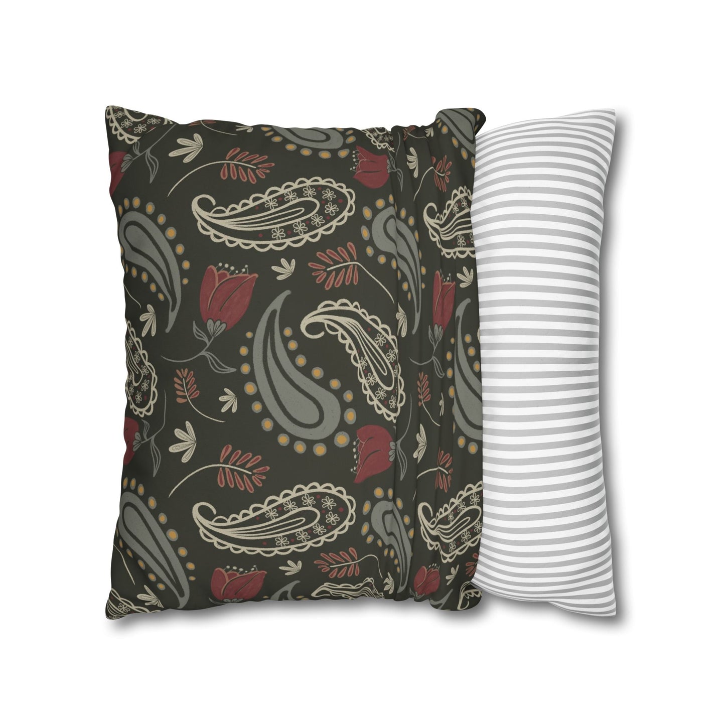 Country Cottage Design - Cushion with hand drawn artwork - Solei Designs