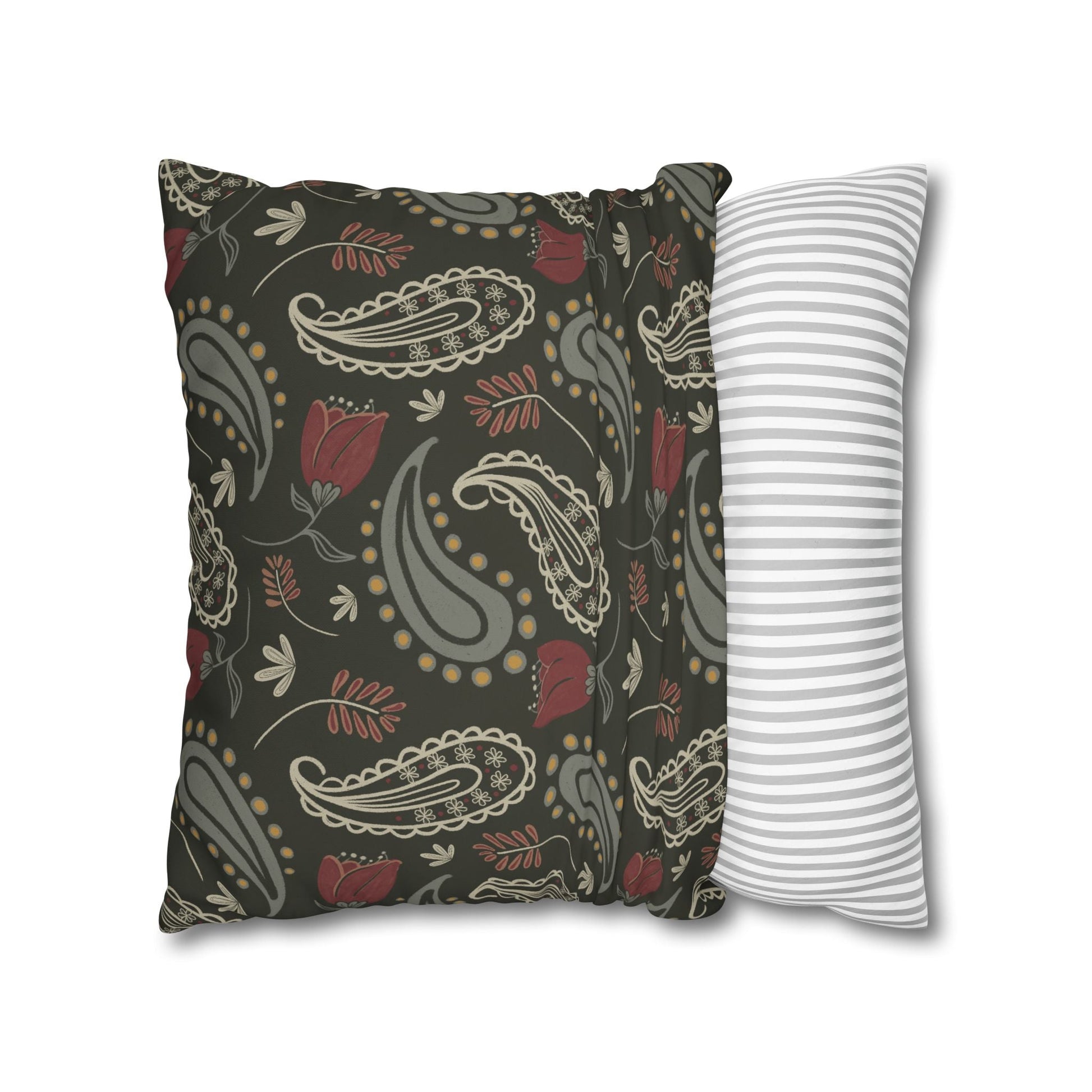 Country Cottage Design - Cushion with hand drawn artwork - Solei Designs
