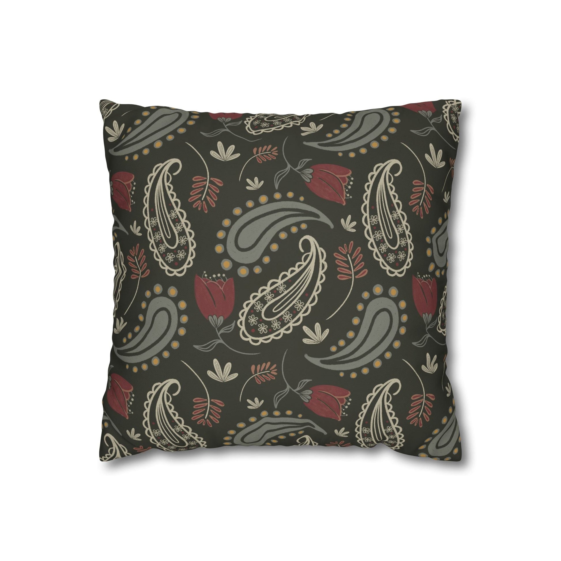 Country Cottage Design - Cushion with hand drawn artwork - Solei Designs