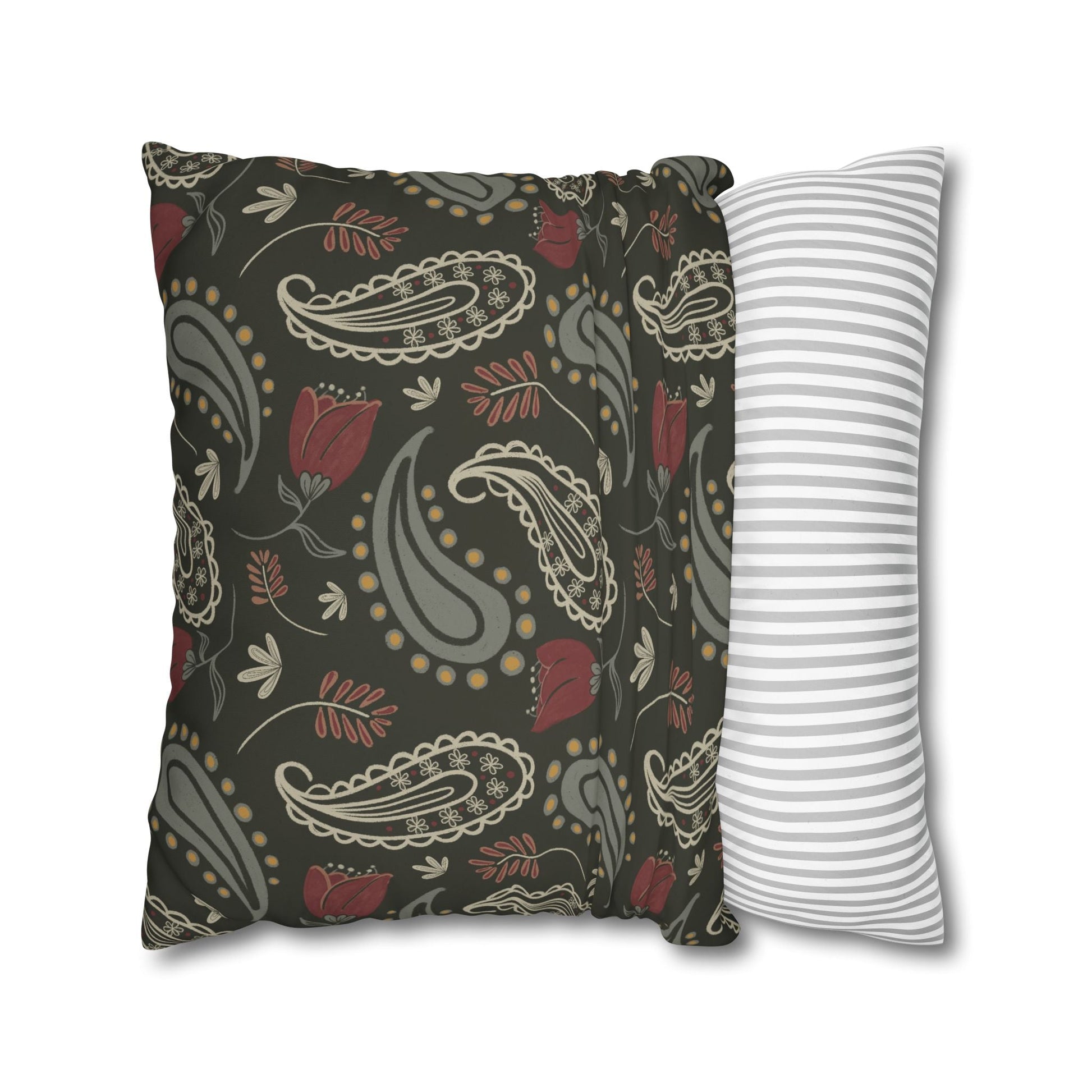 Country Cottage Design - Cushion with hand drawn artwork - Solei Designs