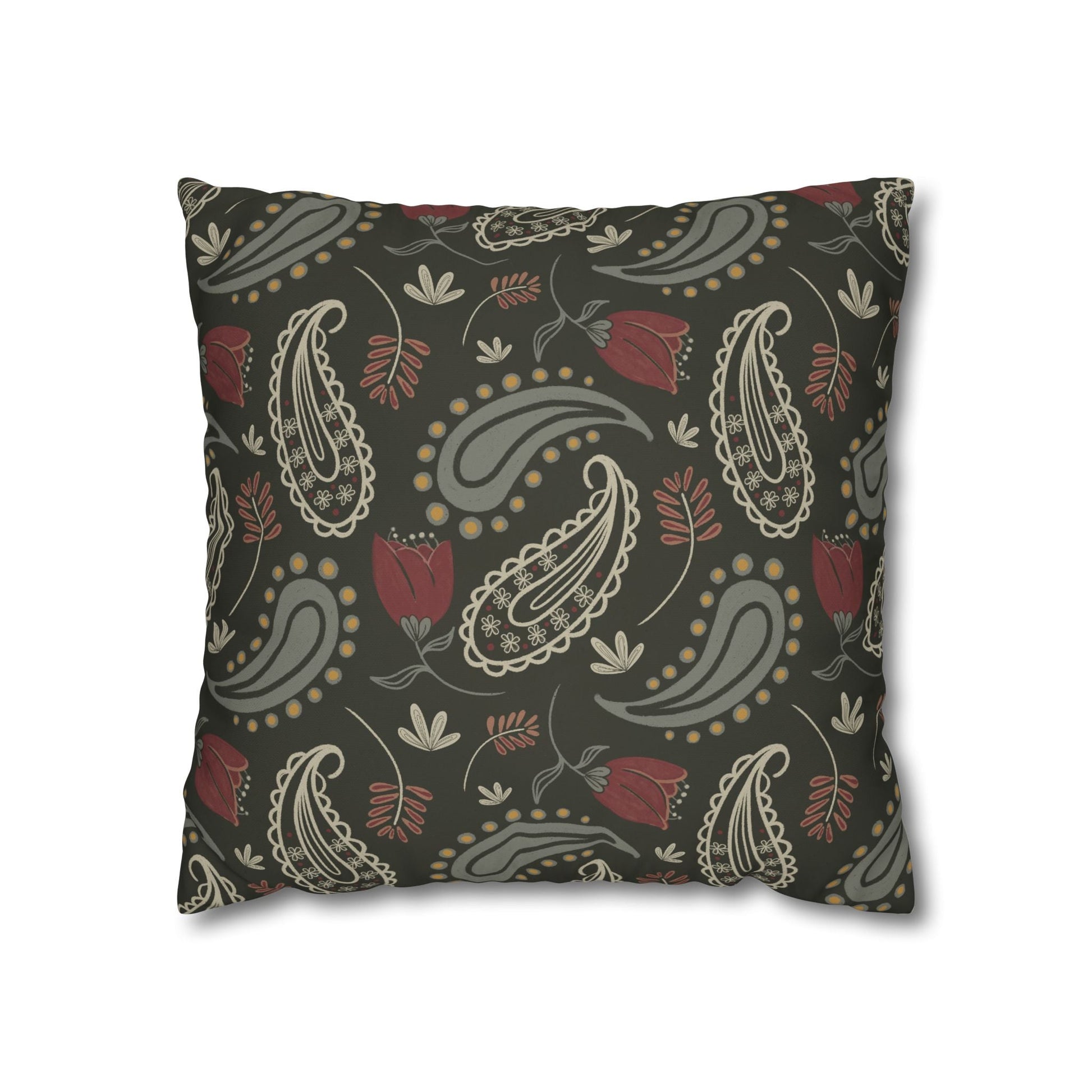 Country Cottage Design - Cushion with hand drawn artwork - Solei Designs