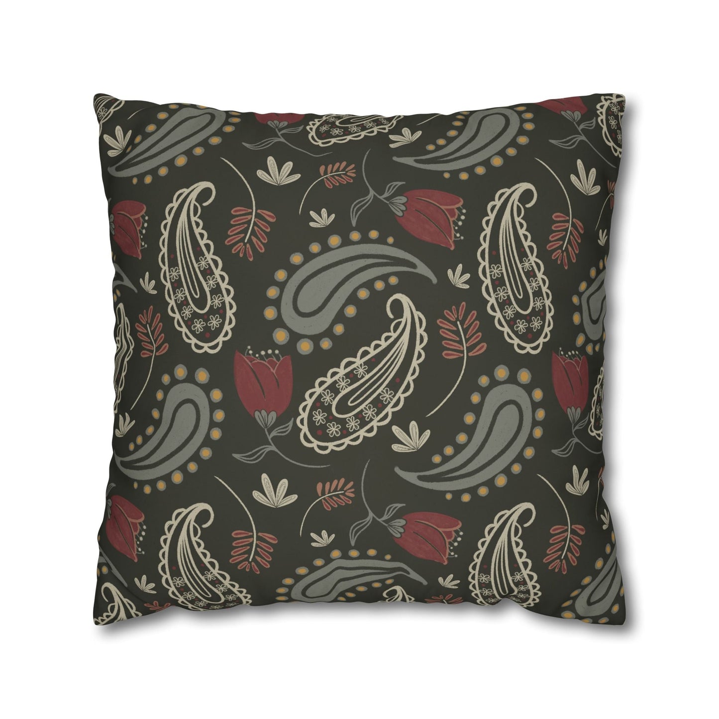 Country Cottage Design - Cushion with hand drawn artwork - Solei Designs