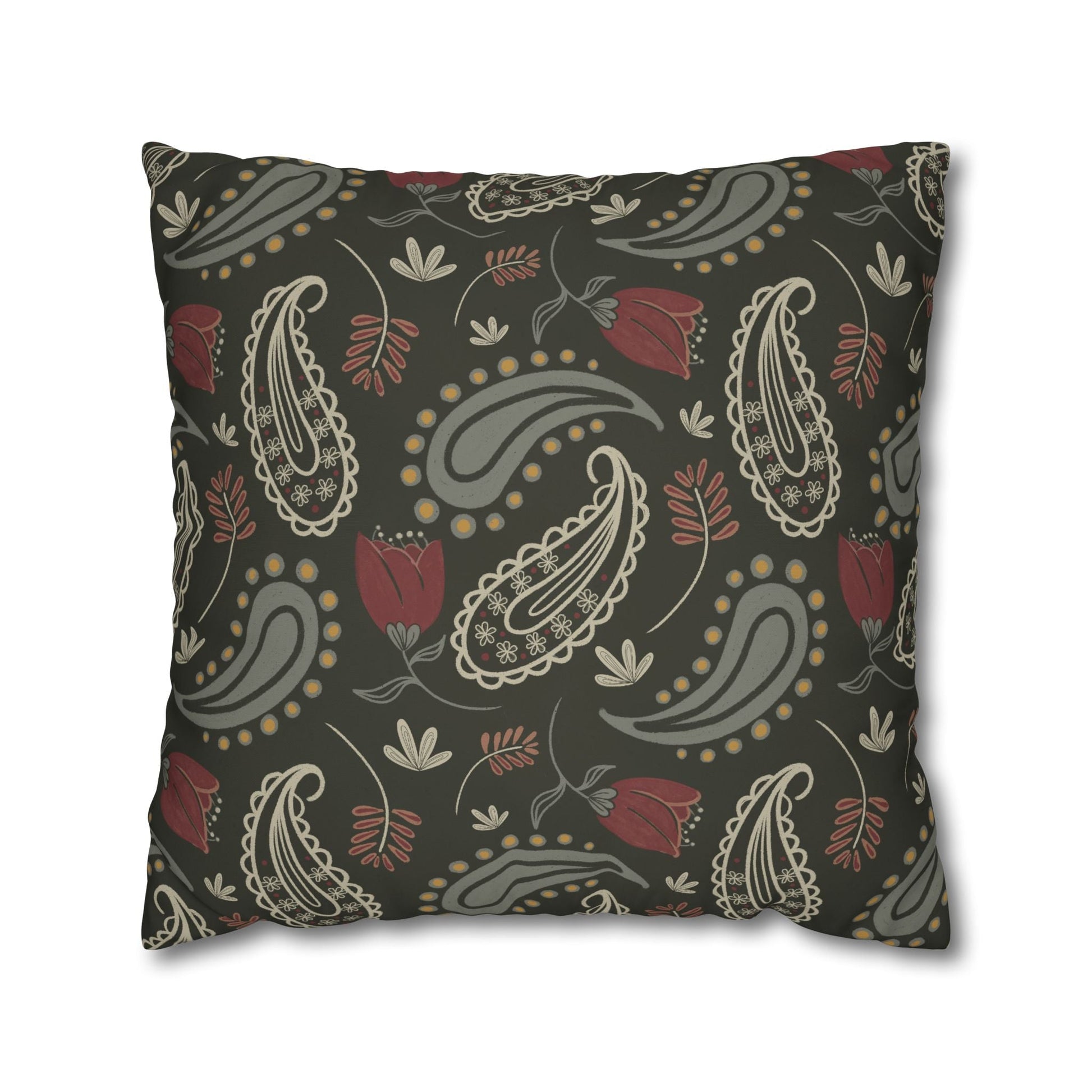 Country Cottage Design - Cushion with hand drawn artwork - Solei Designs