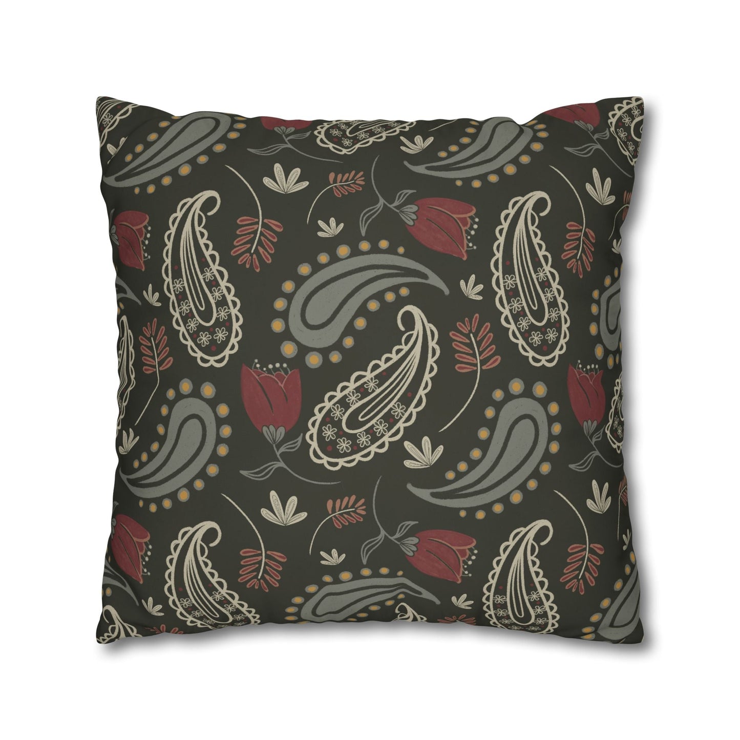 Country Cottage Design - Cushion with hand drawn artwork - Solei Designs