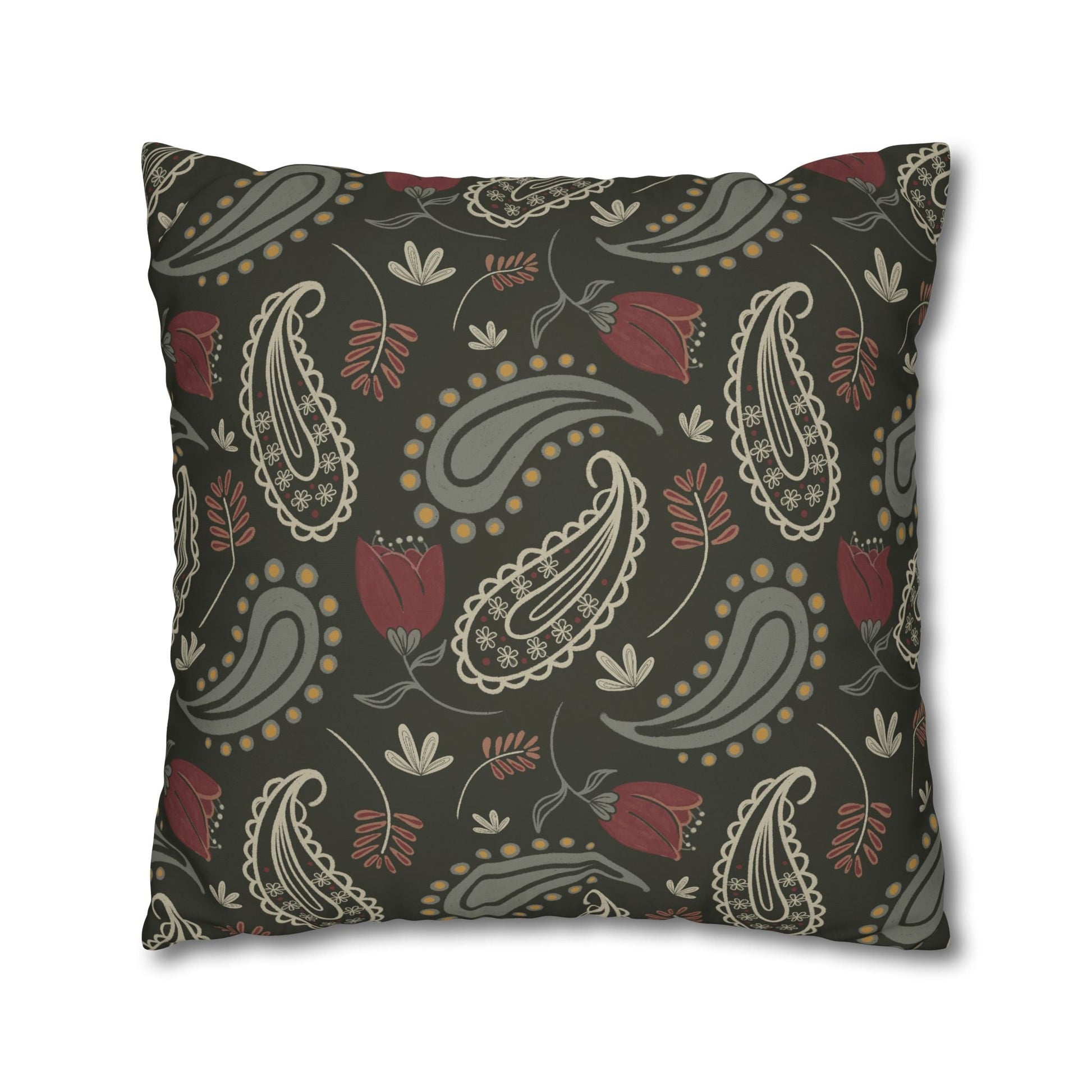 Country Cottage Design - Cushion with hand drawn artwork - Solei Designs