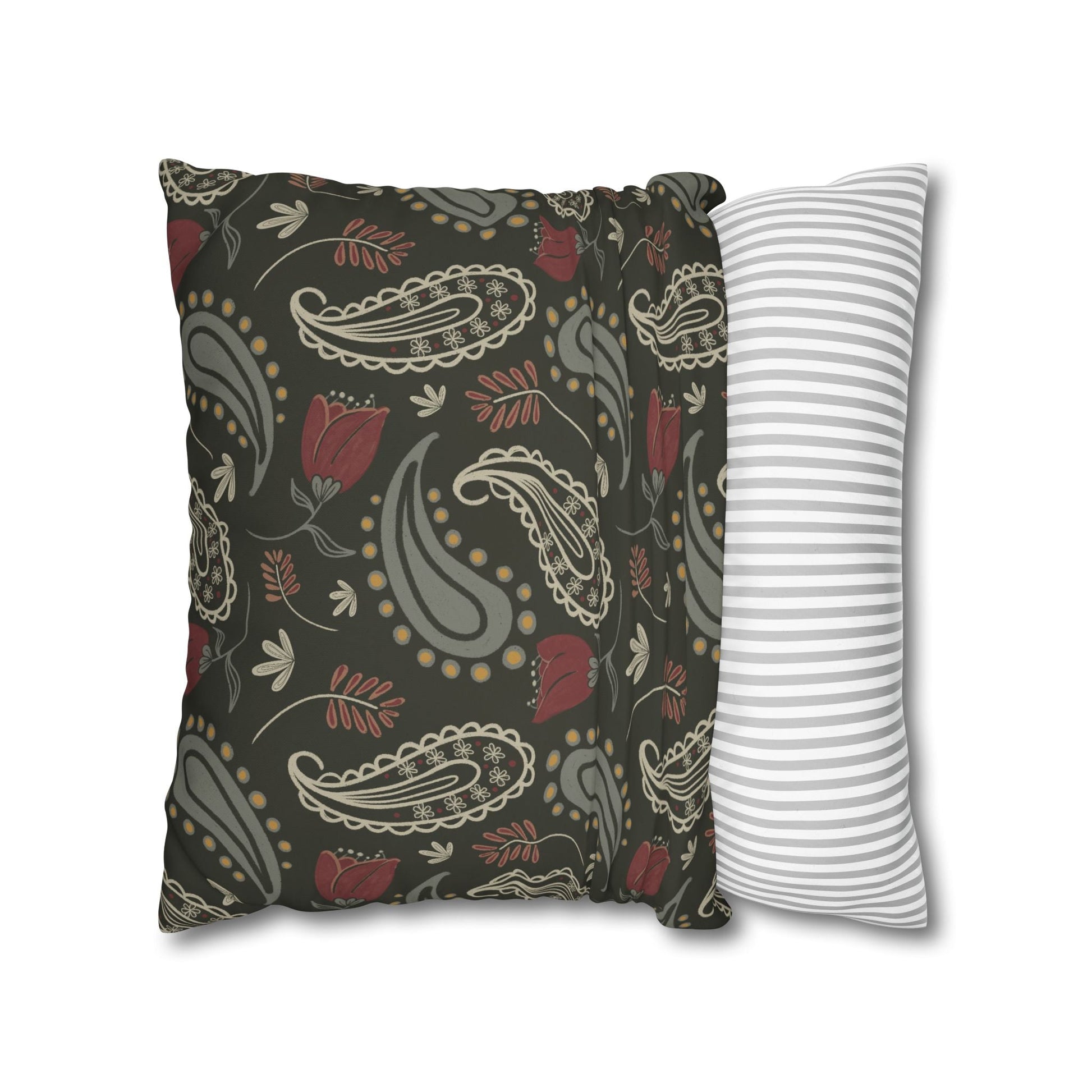 Country Cottage Design - Cushion with hand drawn artwork - Solei Designs