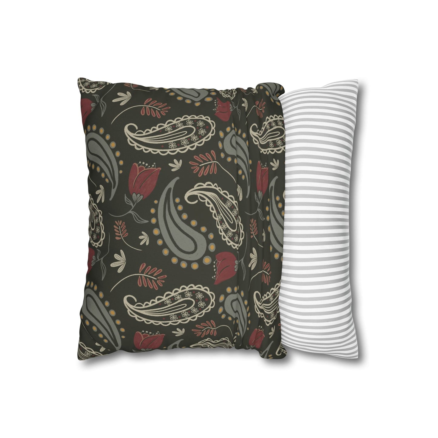 Country Cottage Design - Cushion with hand drawn artwork - Solei Designs