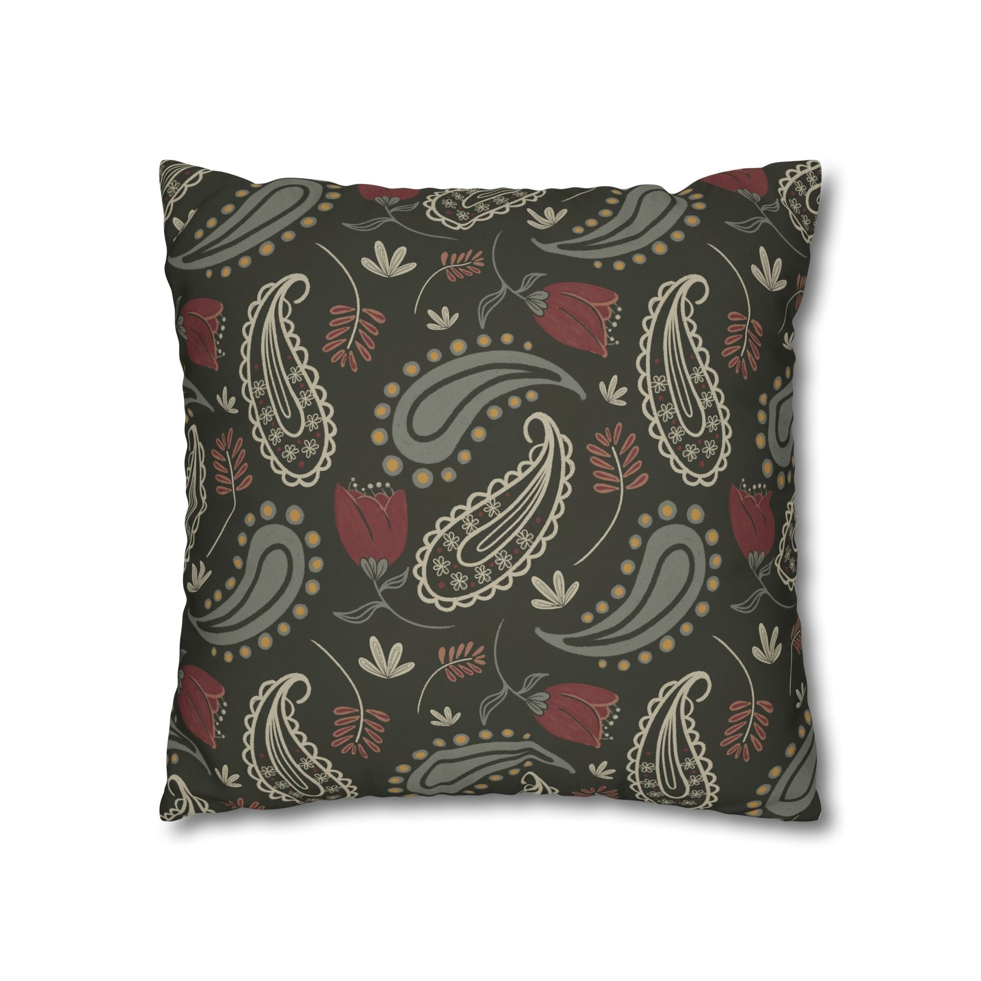 Country Cottage Design - Cushion with hand drawn artwork - Solei Designs