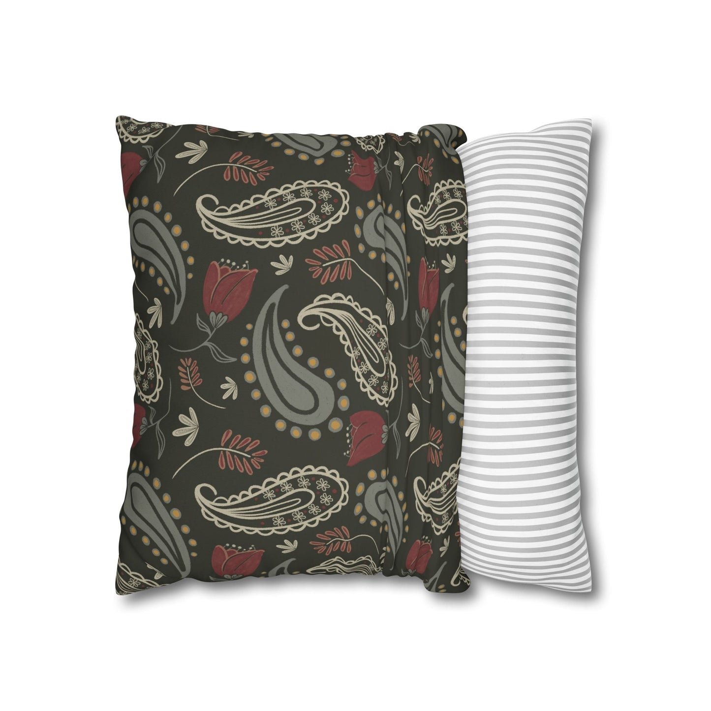Country Cottage Design - Cushion with hand drawn artwork - Solei Designs